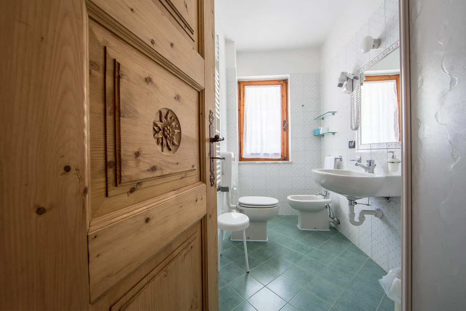 Bathroom in Hotel Crampon