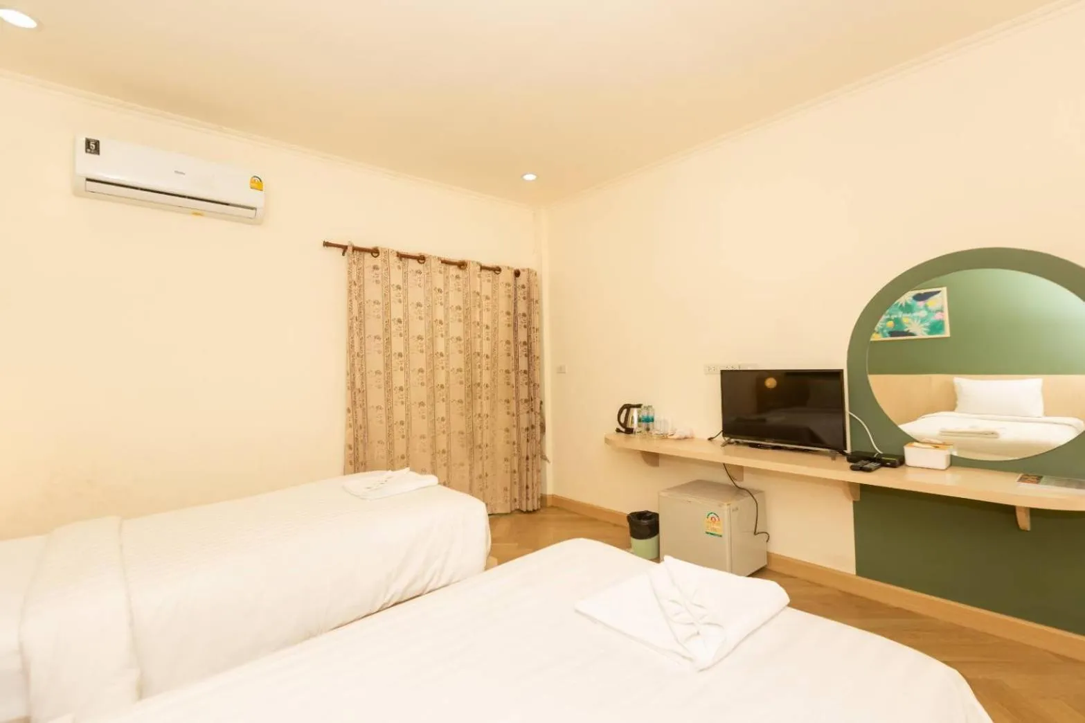 Bedroom, Bed in Sky View Resort Buriram