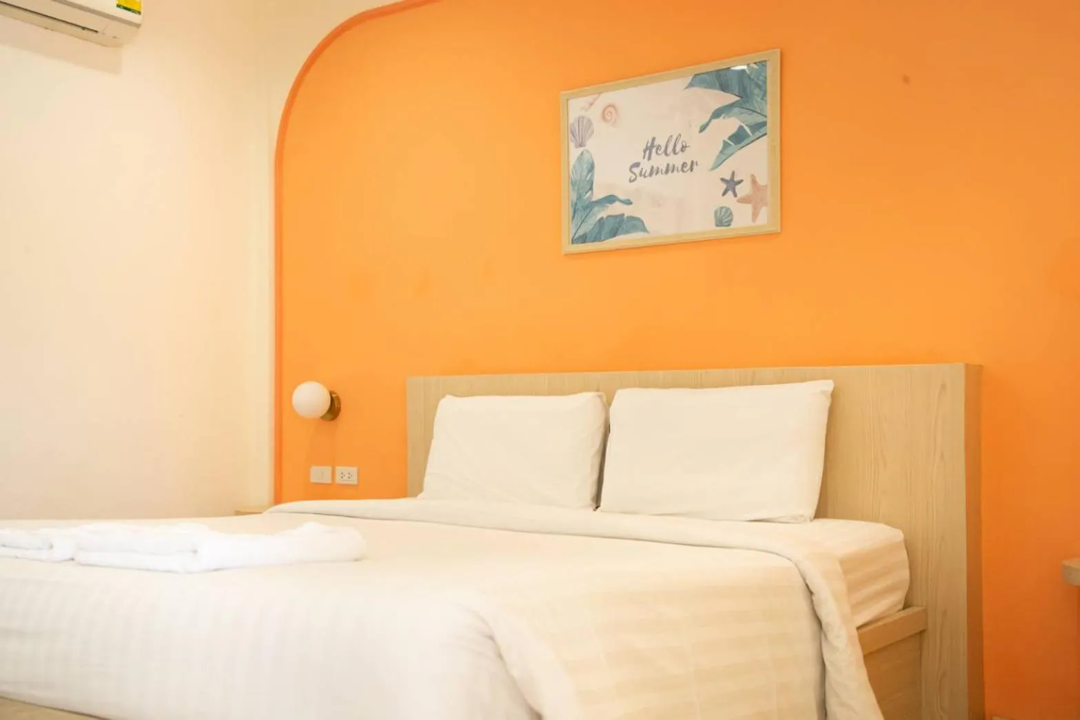 Bed in Sky View Resort Buriram