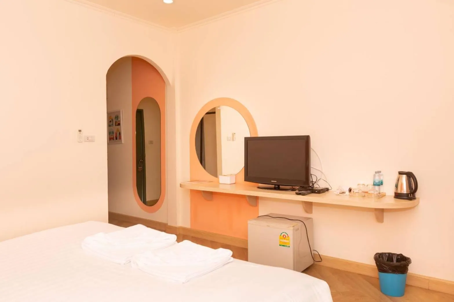 Bedroom, Bed in Sky View Resort Buriram