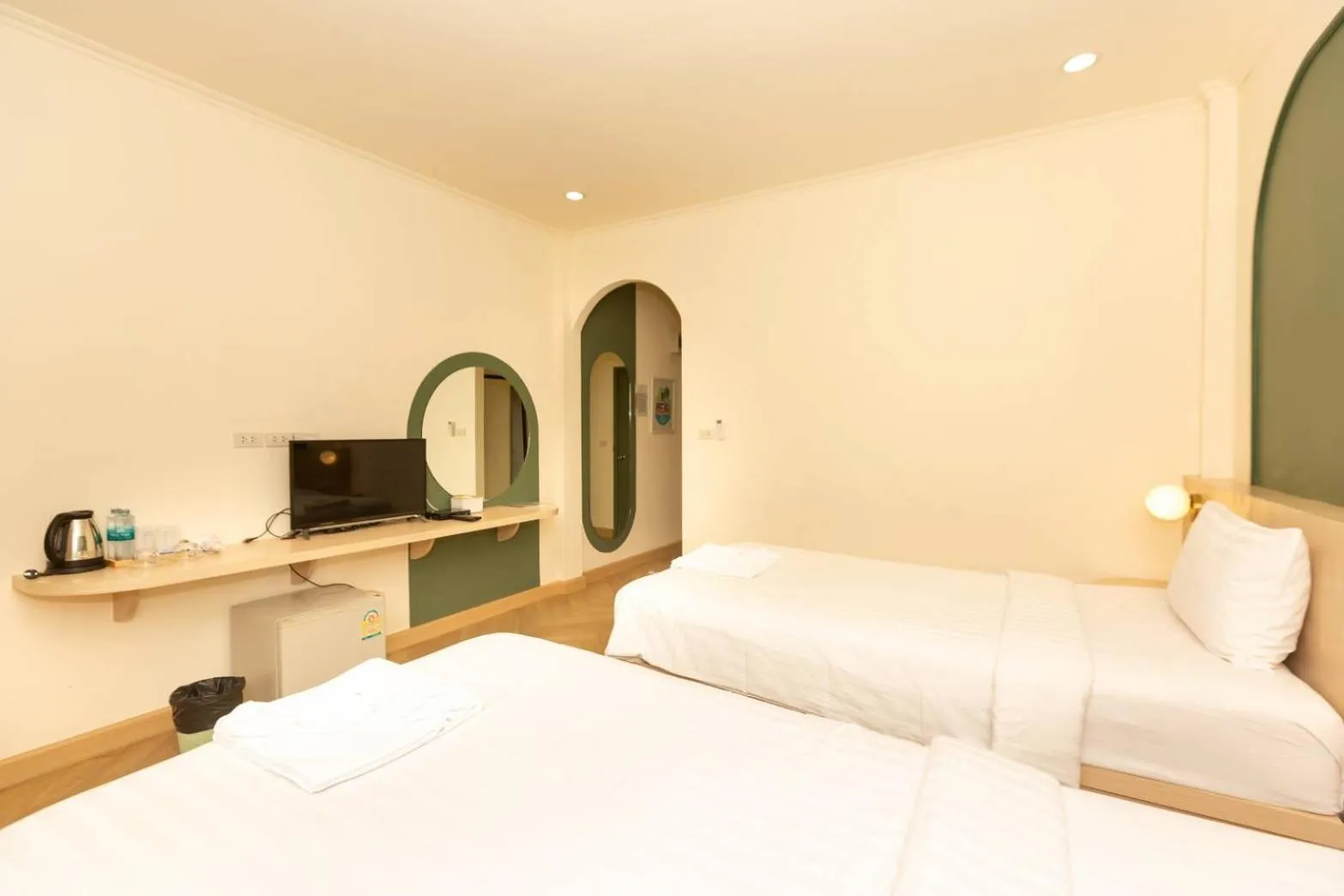 Bedroom, Bed in Sky View Resort Buriram