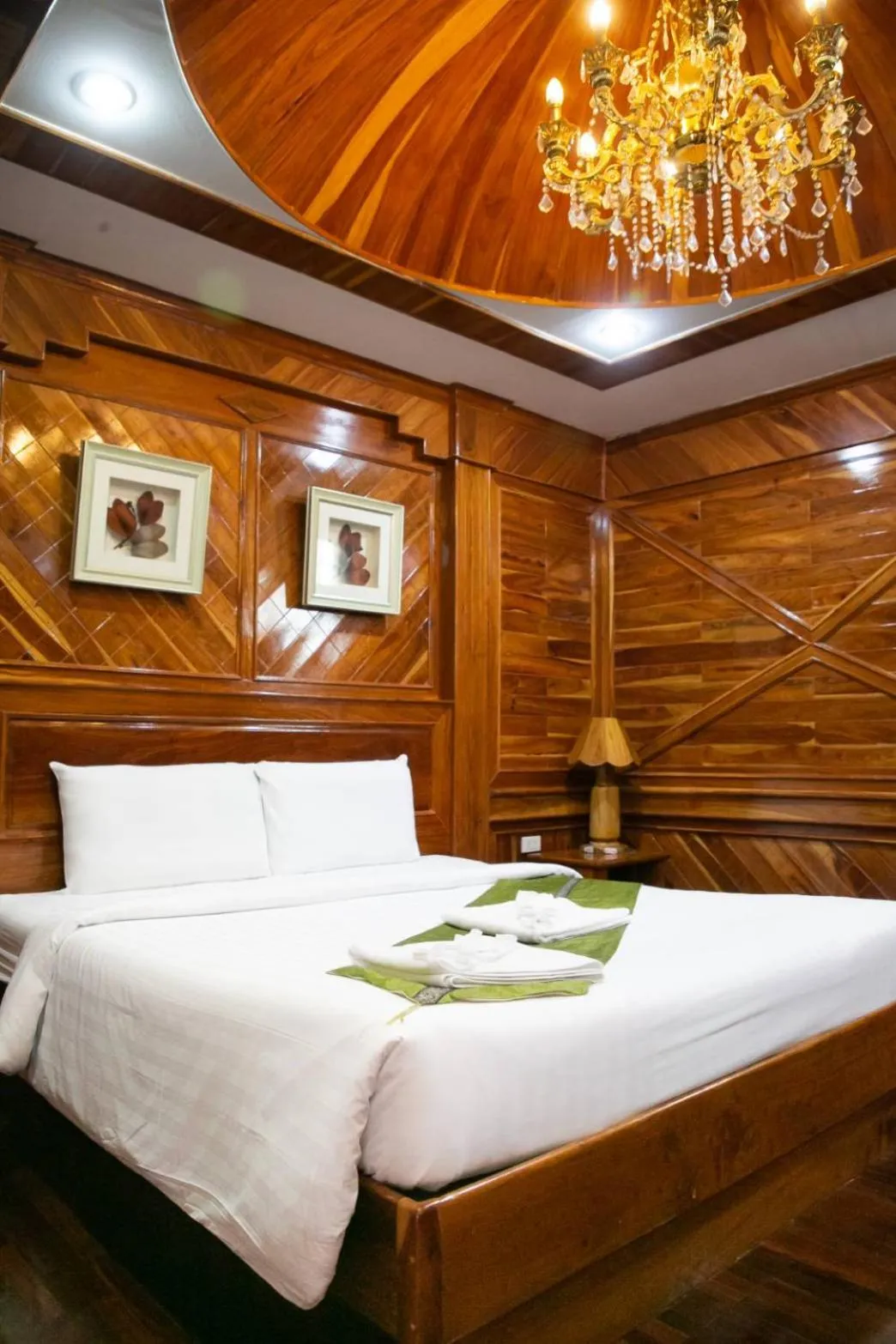 Bed in Sky View Resort Buriram