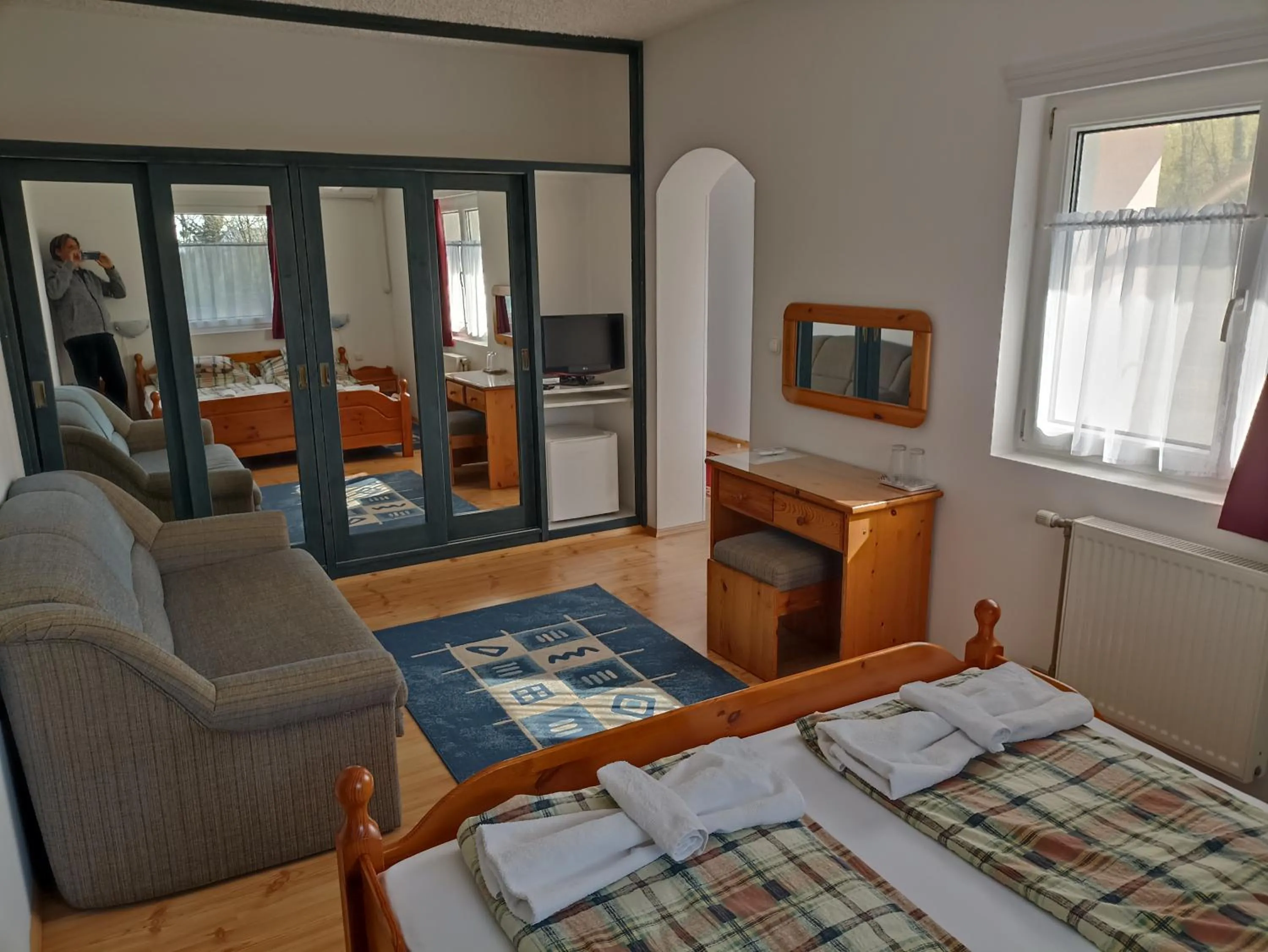 Bed in Muschel Panzió