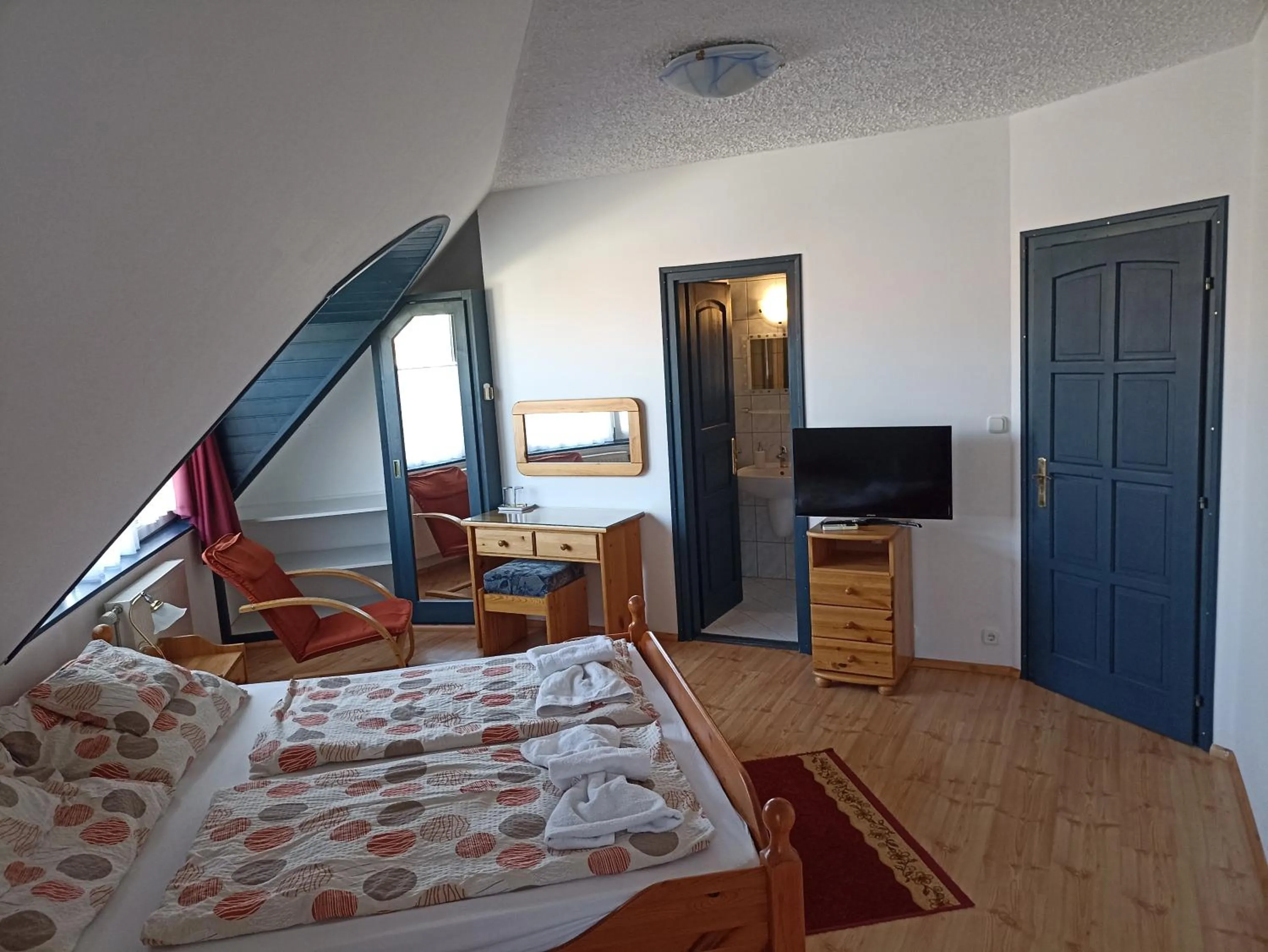 Bed in Muschel Panzió