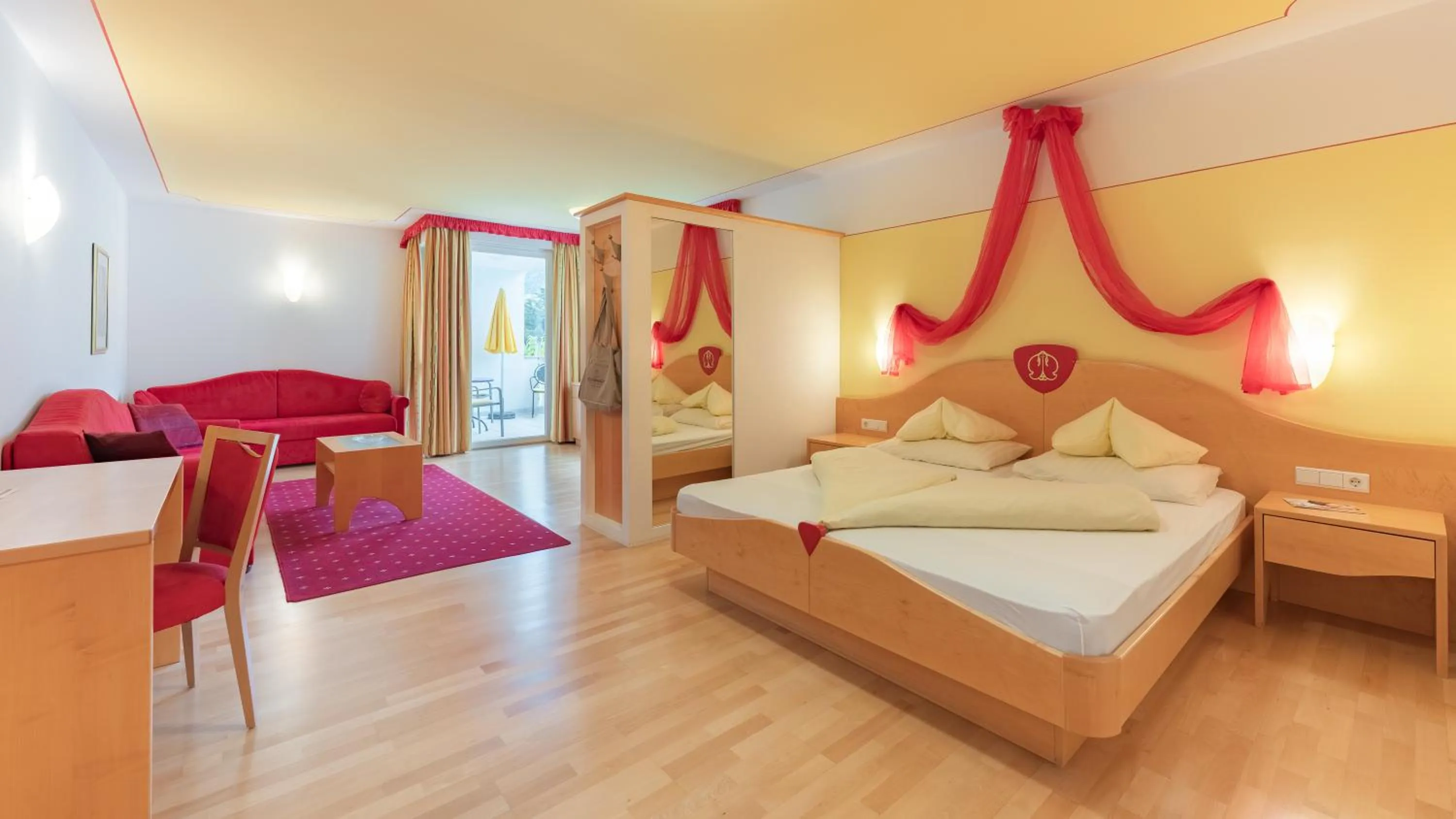 Bed in Hotel Gschwangut