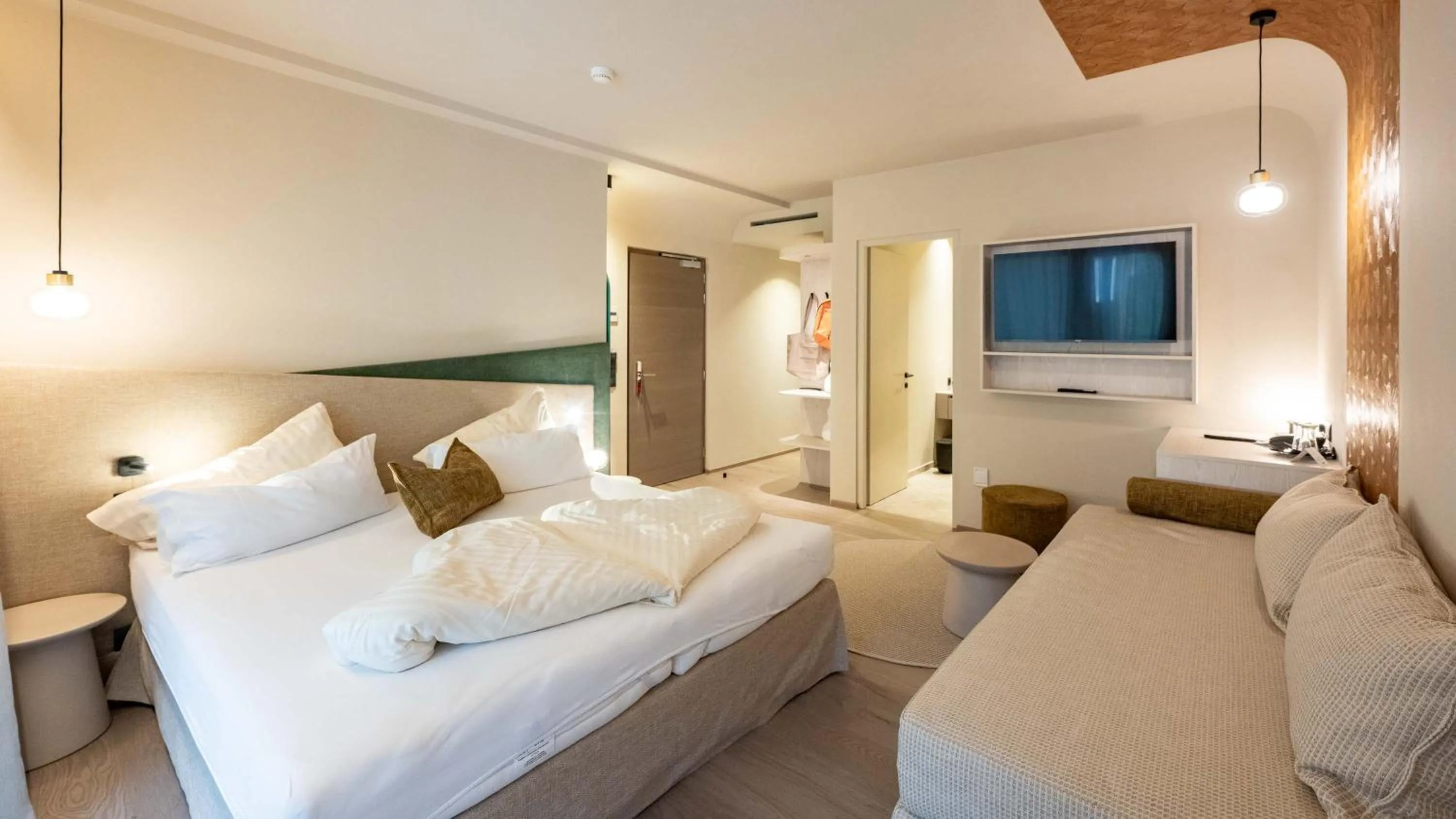 Bed in Hotel Gschwangut