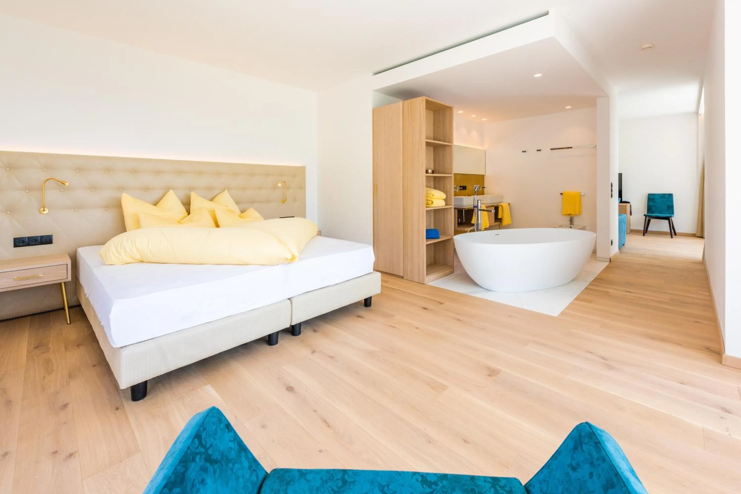 Bed in Hotel Gschwangut