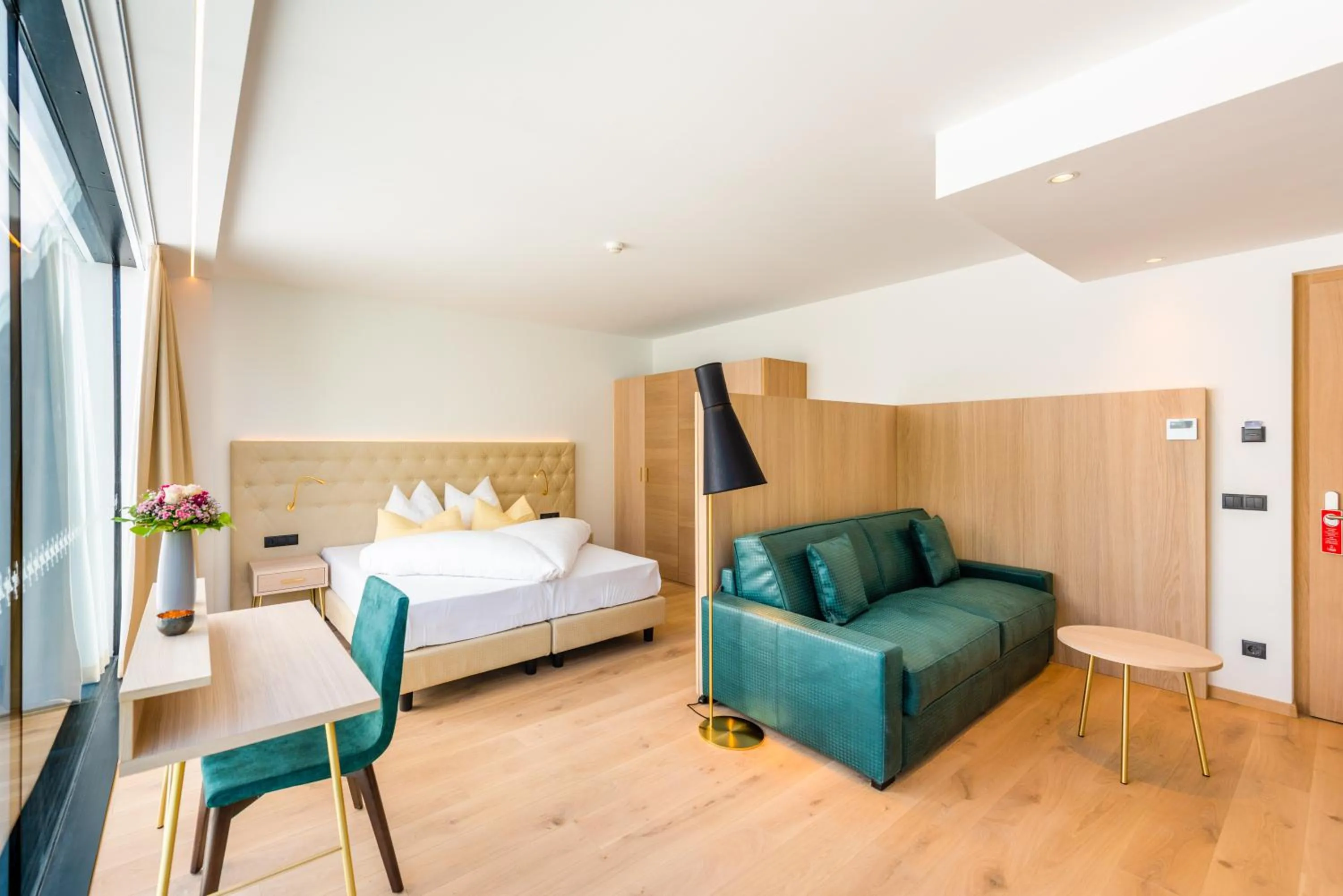 Bed in Hotel Gschwangut