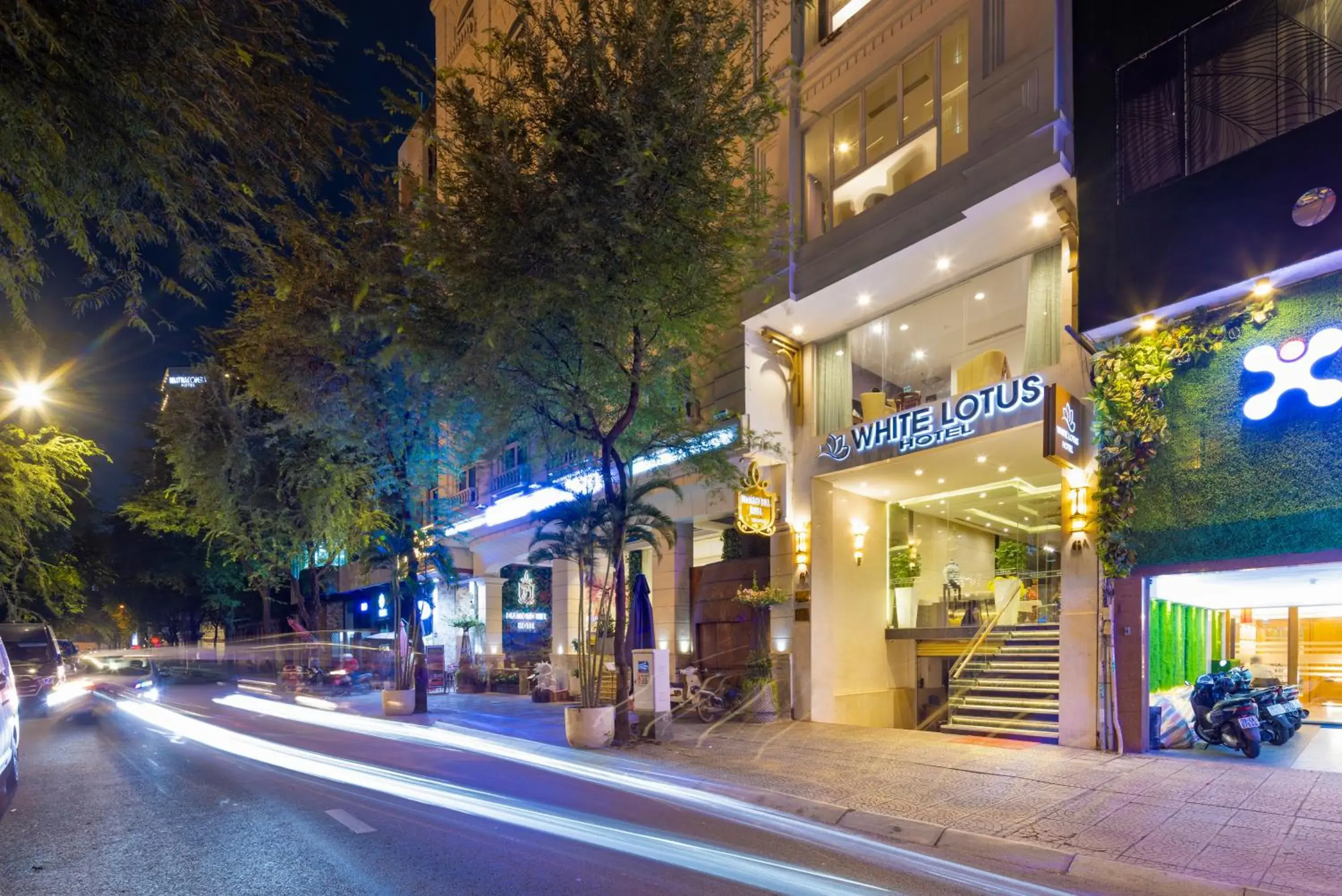 Property building in White Lotus Hotel Saigon Property building in White Lotus Hotel Saigon