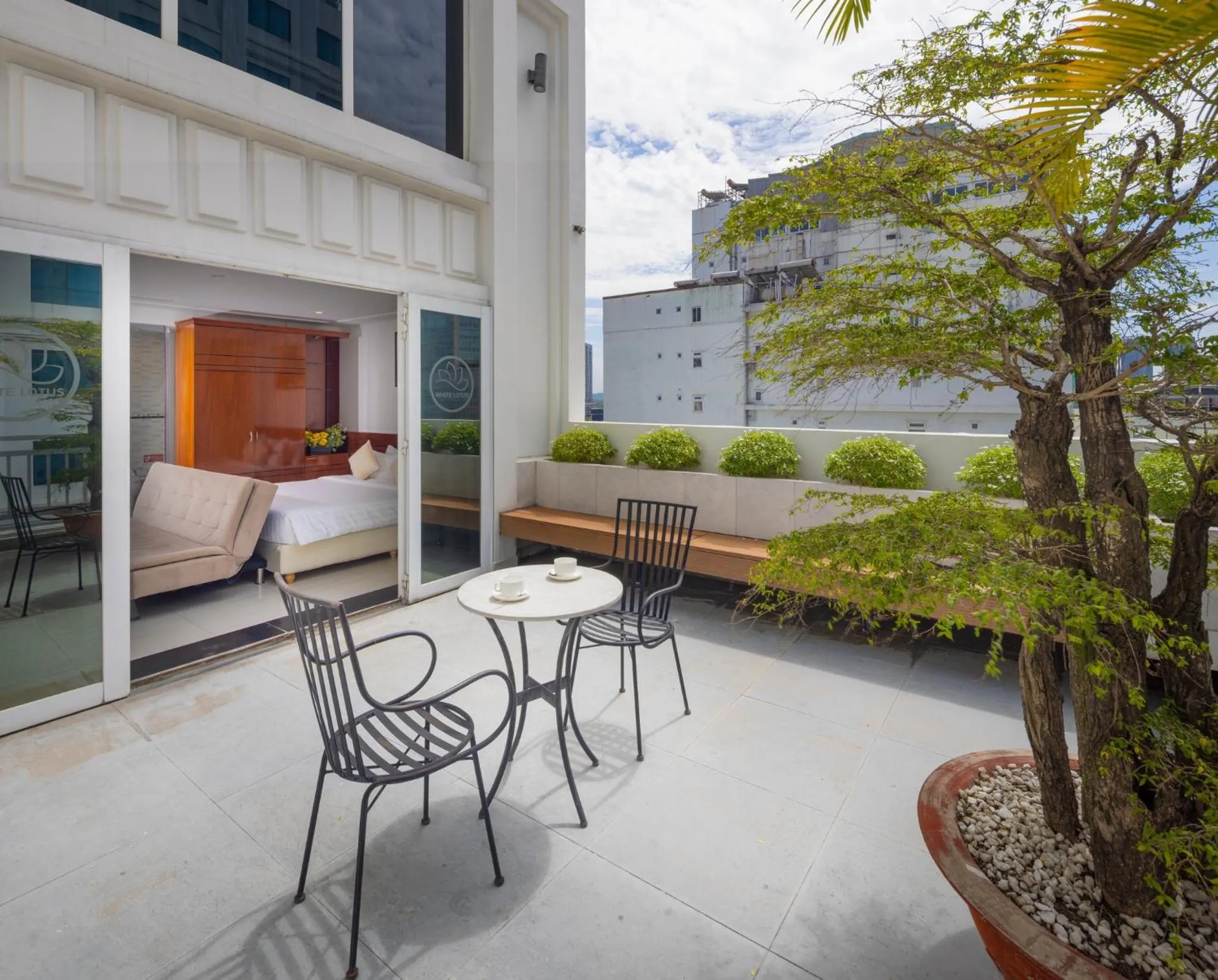 View (from property/room) in White Lotus Hotel Saigon