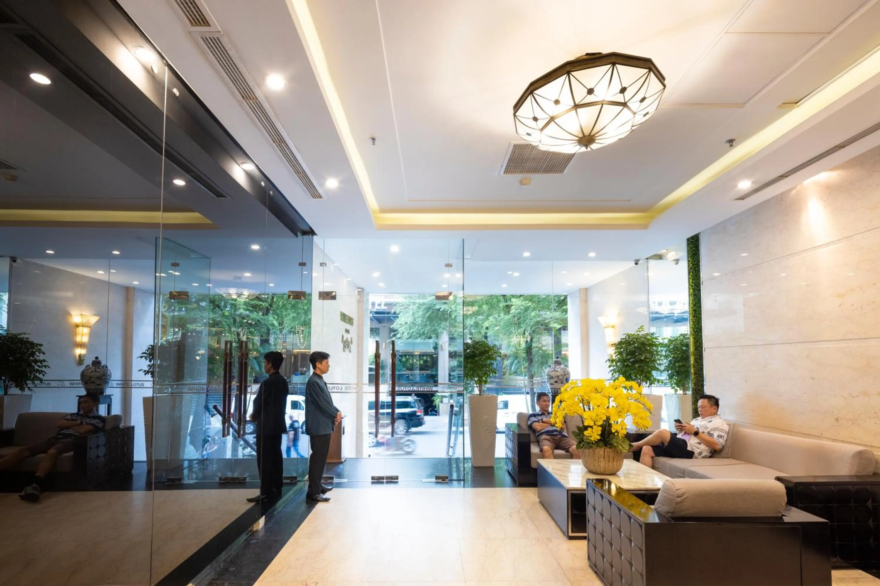 Lobby or reception in White Lotus Hotel Saigon