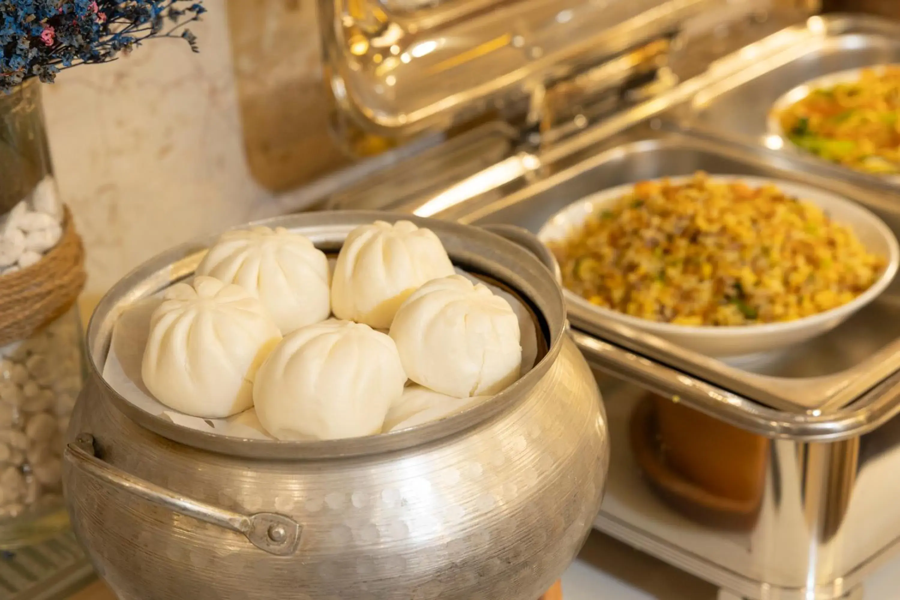 Buffet breakfast in White Lotus Hotel Saigon Buffet breakfast in White Lotus Hotel Saigon