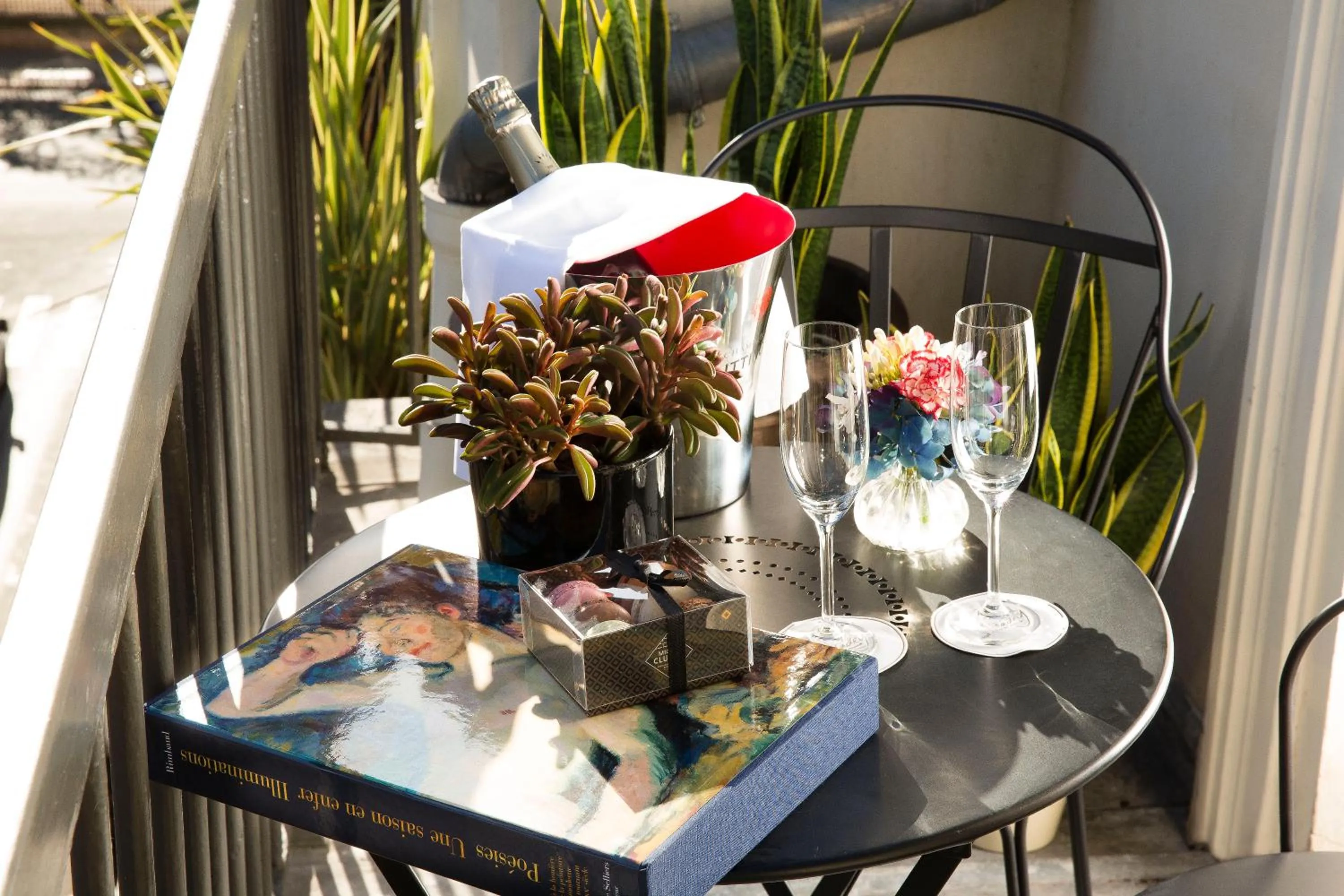 Balcony/Terrace in Hôtel Le Pradey
