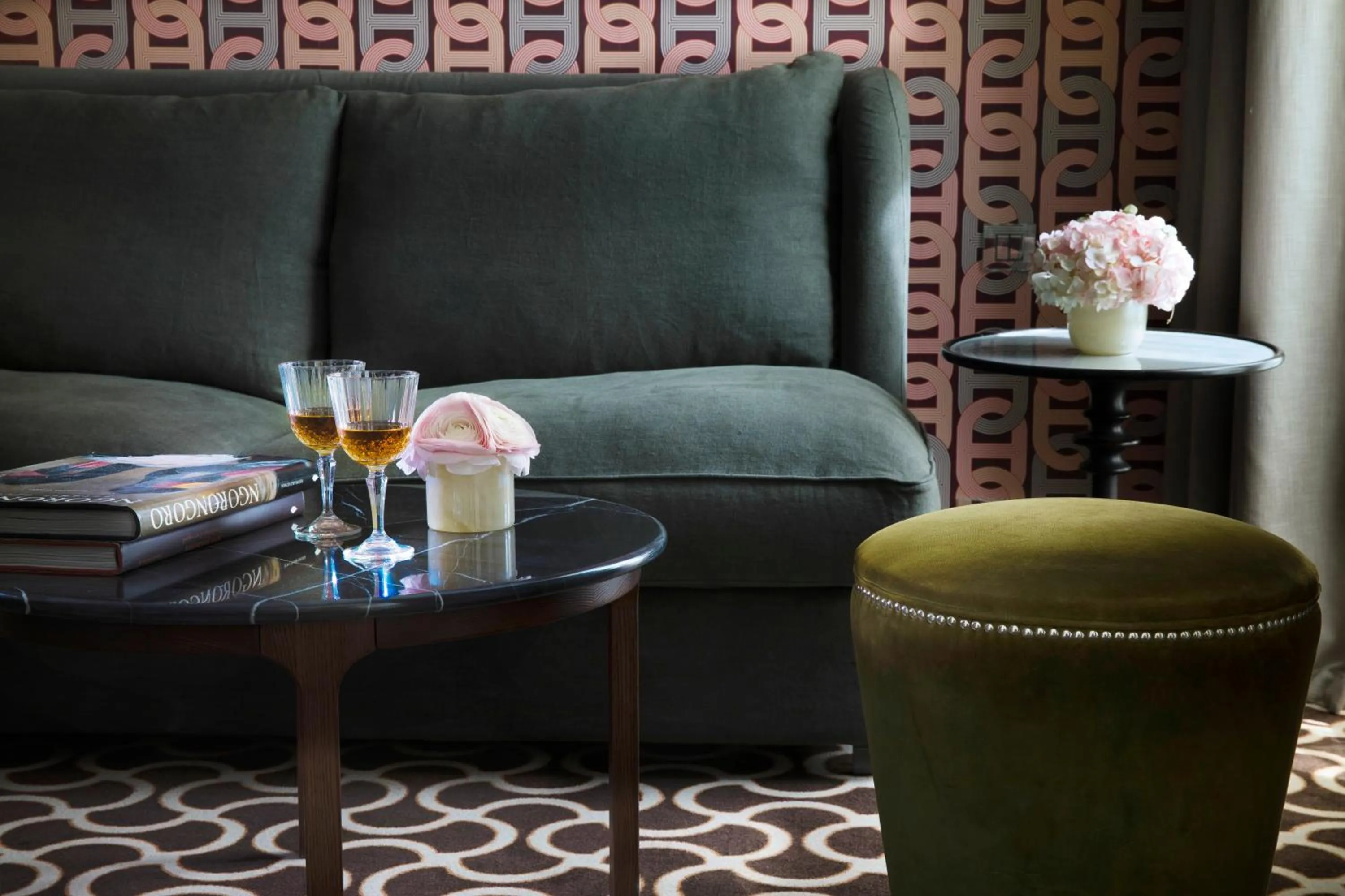 Living room in Hôtel Le Pradey