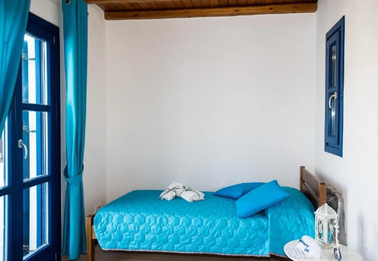 Bed in Mykonos Pro-care Suites