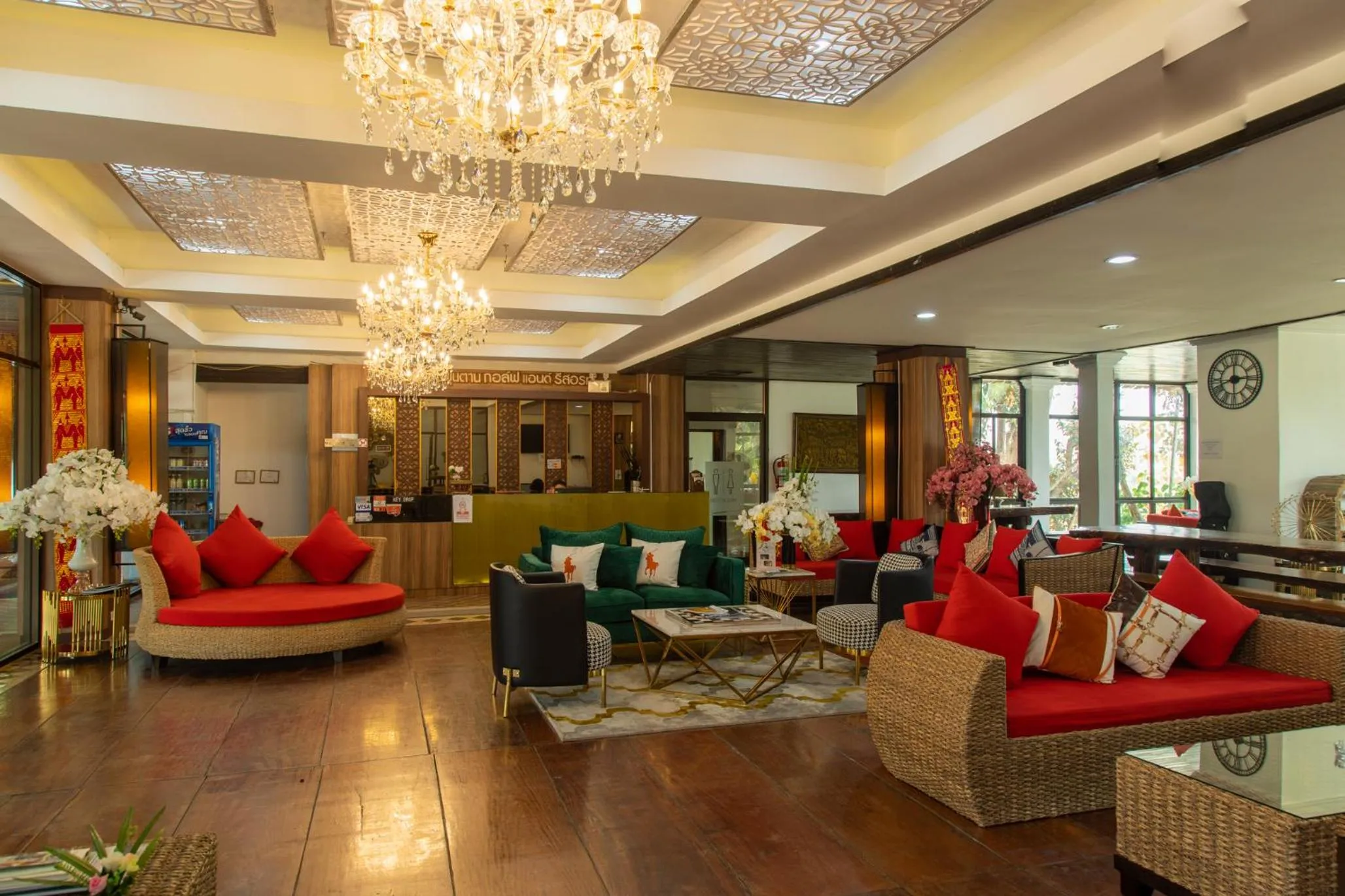 Communal lounge/ TV room in Gassan Khuntan Golf & Resort