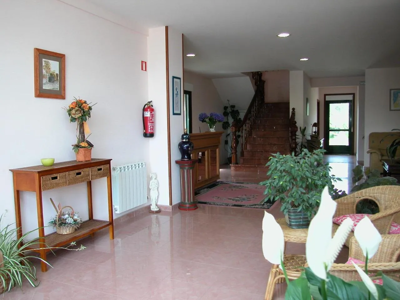 Lobby or reception in Hotel Cachada