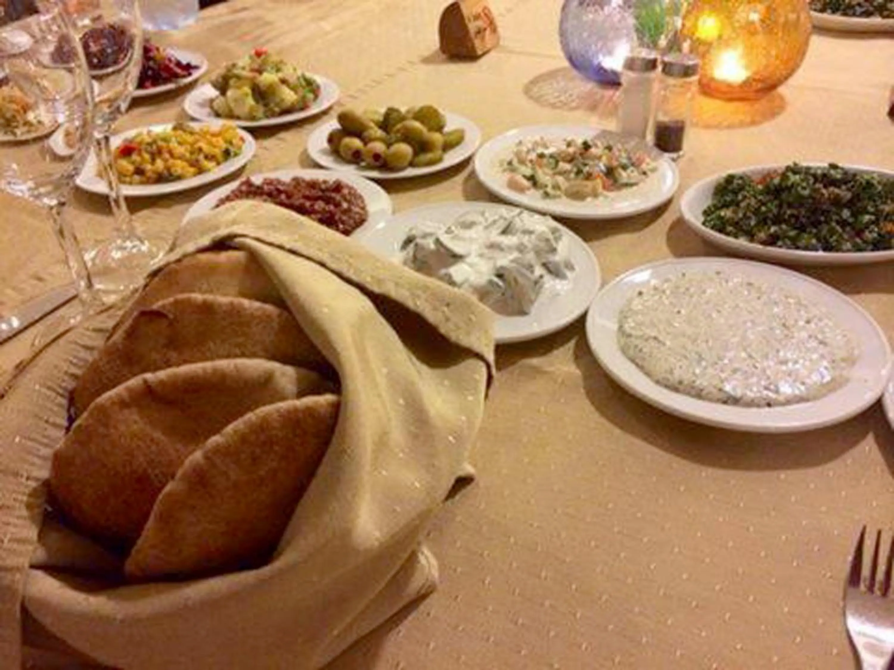 Breakfast in St Thomas Guesthouse - Jerusalem