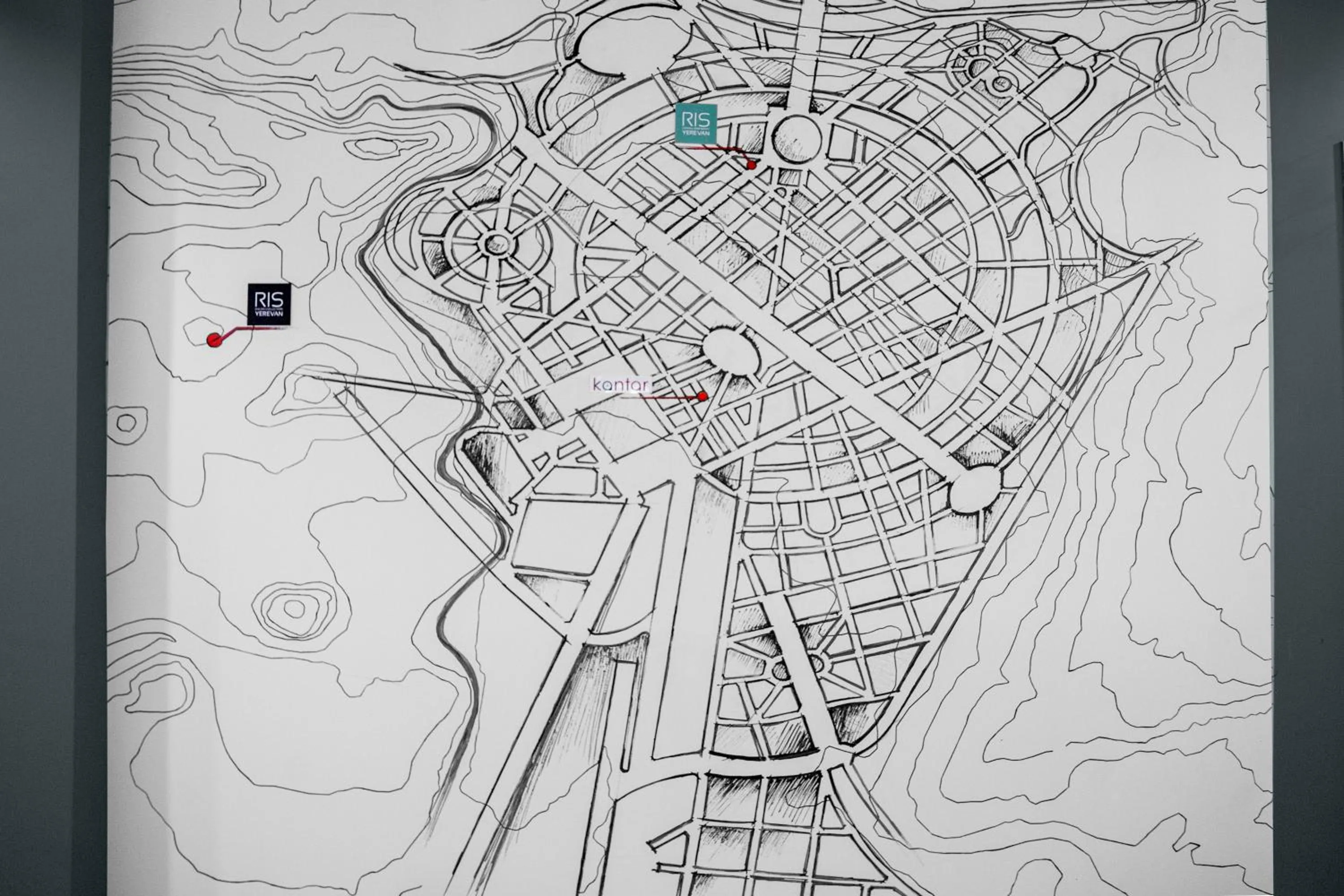 Decorative detail in RIS Dalma Collection Yerevan