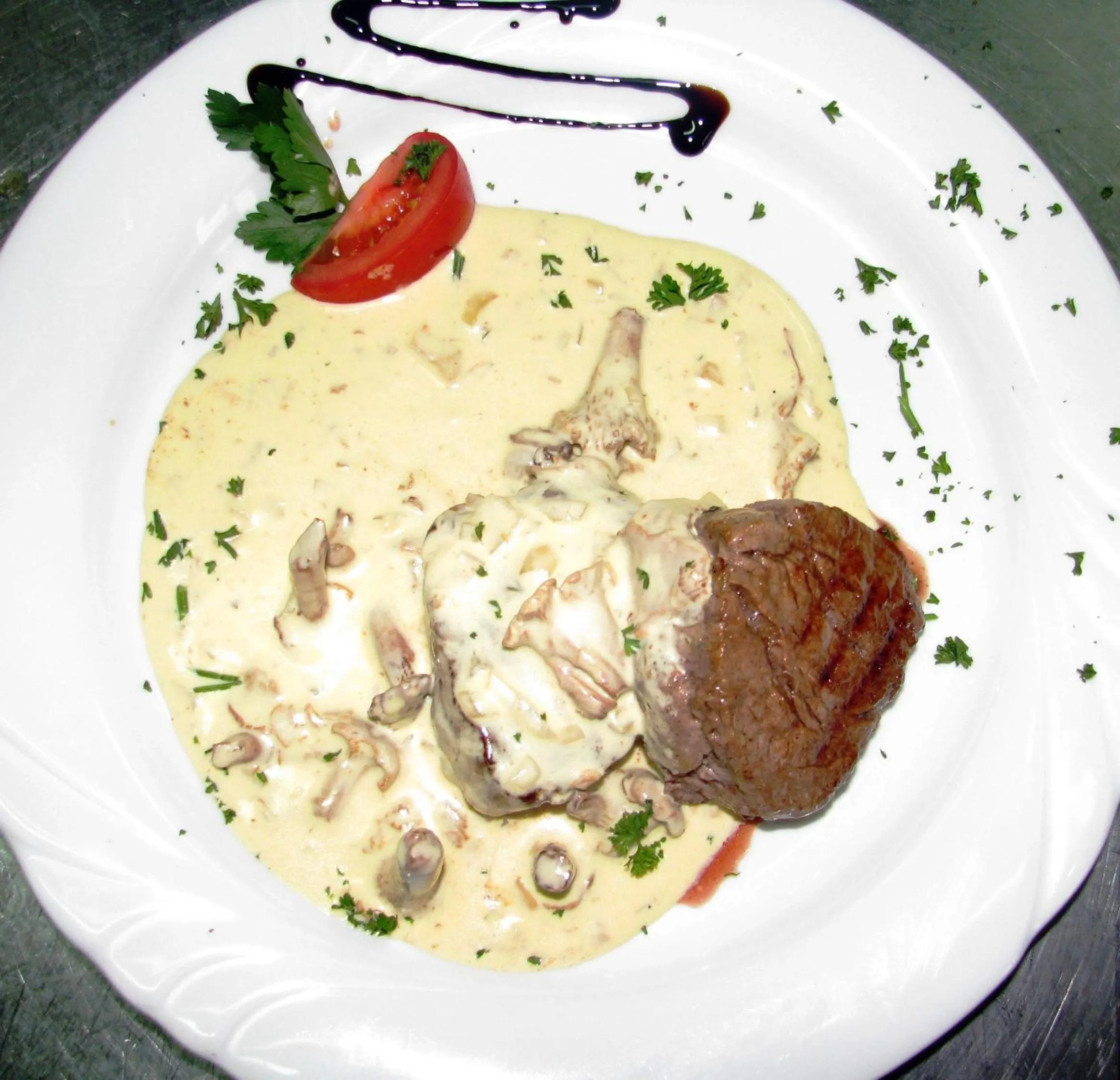 Food close-up in Wellnesshotel & Restaurant Hexenschopf