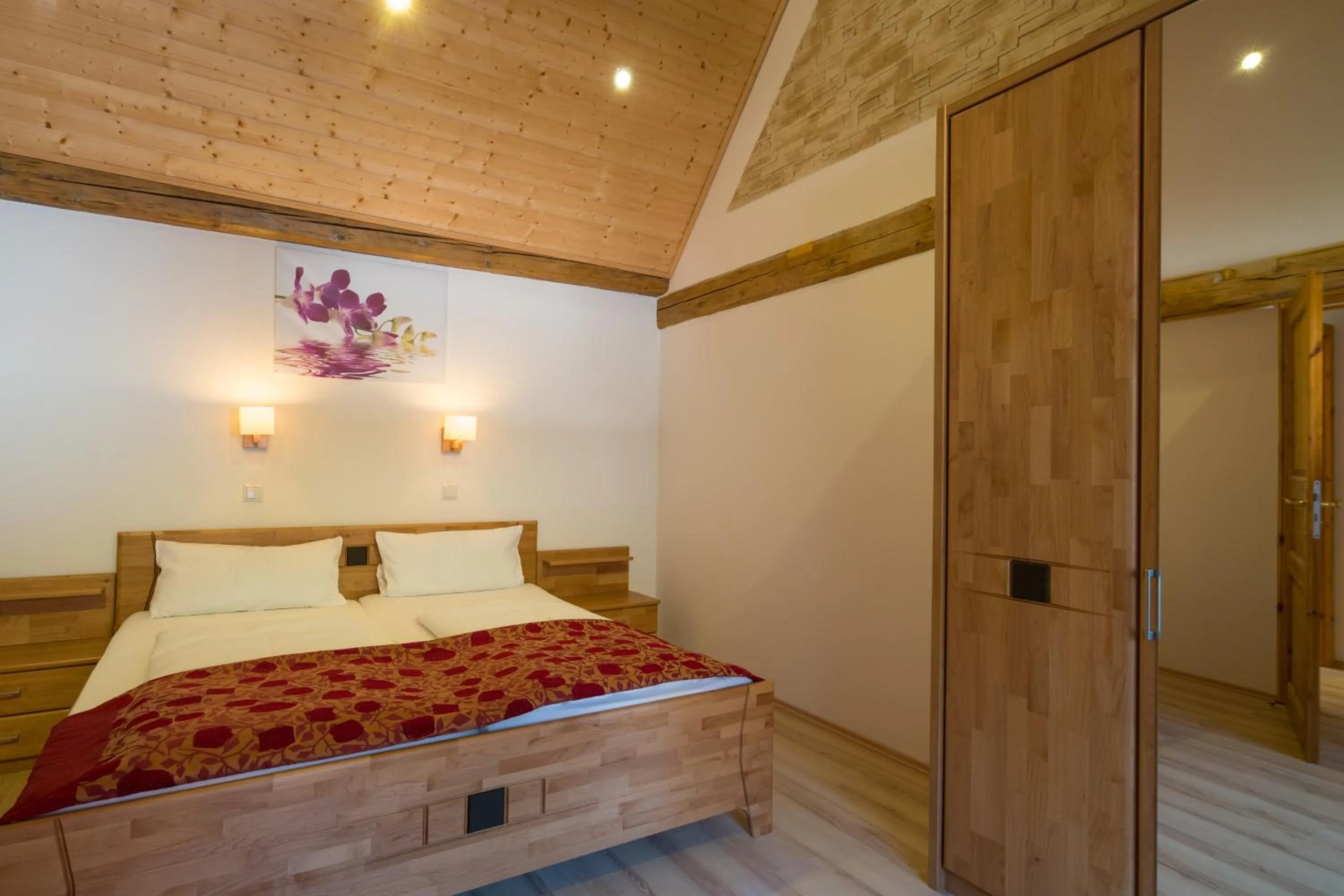 Bedroom, Bed in Wellnesshotel & Restaurant Hexenschopf