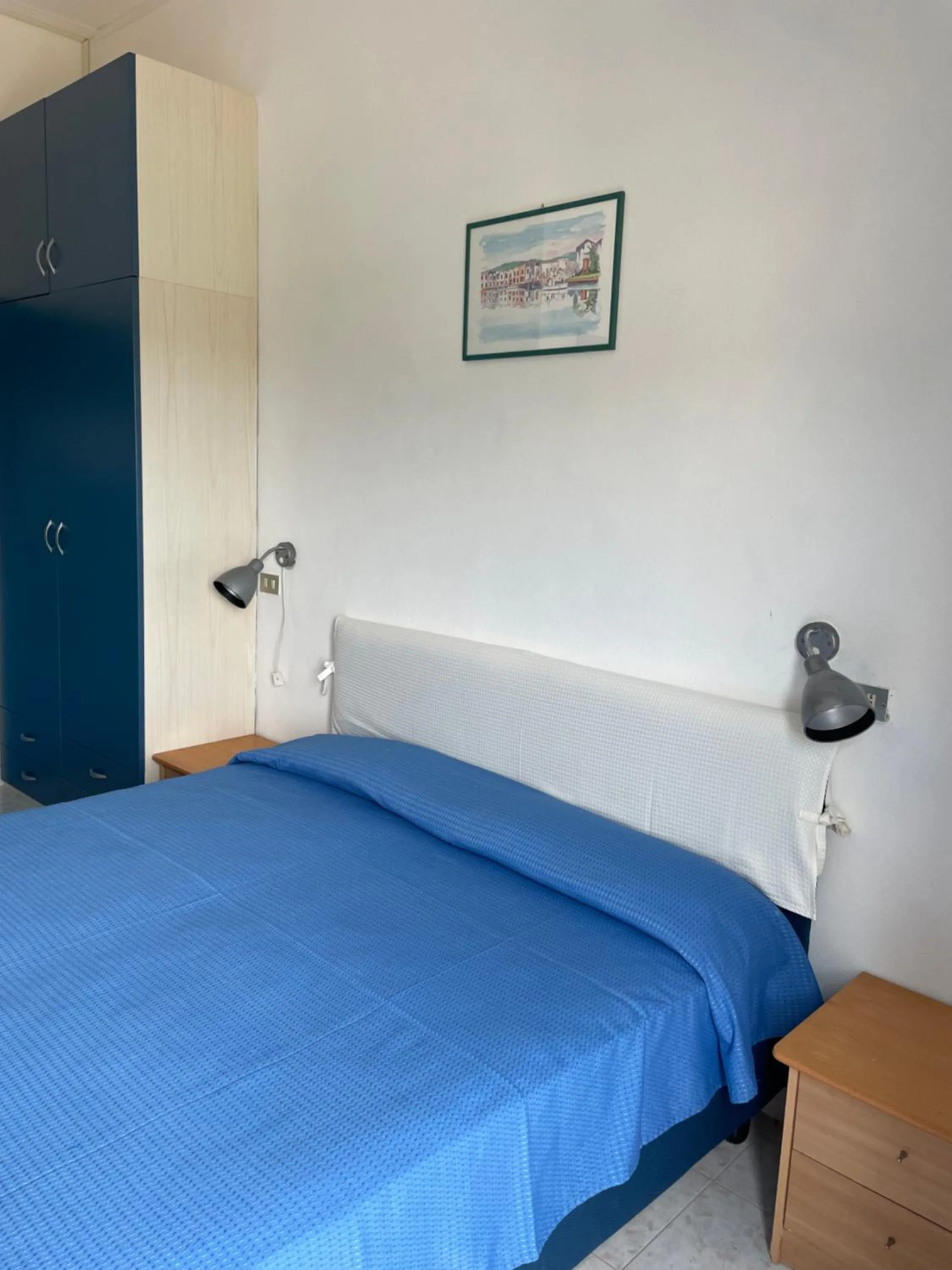 Bed in Hotel Miramare