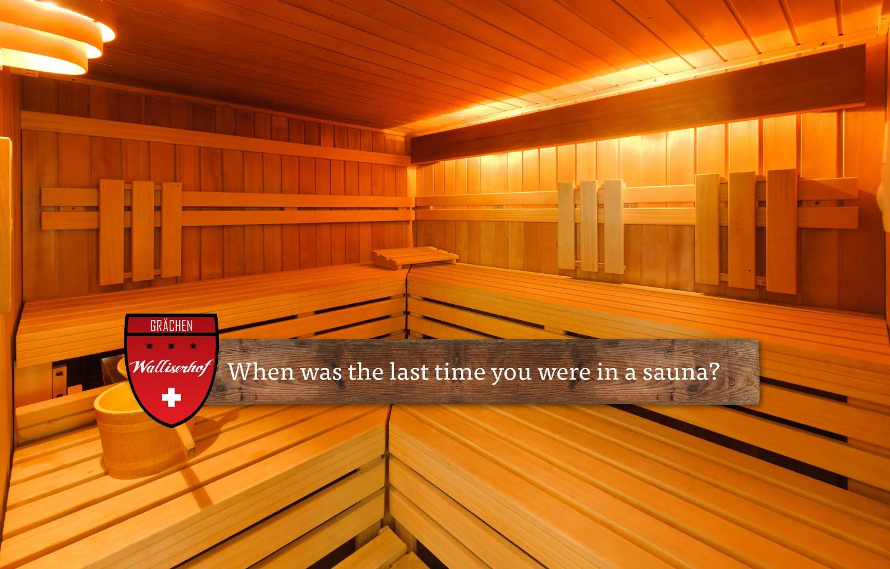 Sauna in Hotel Walliserhof - The Dom Collection