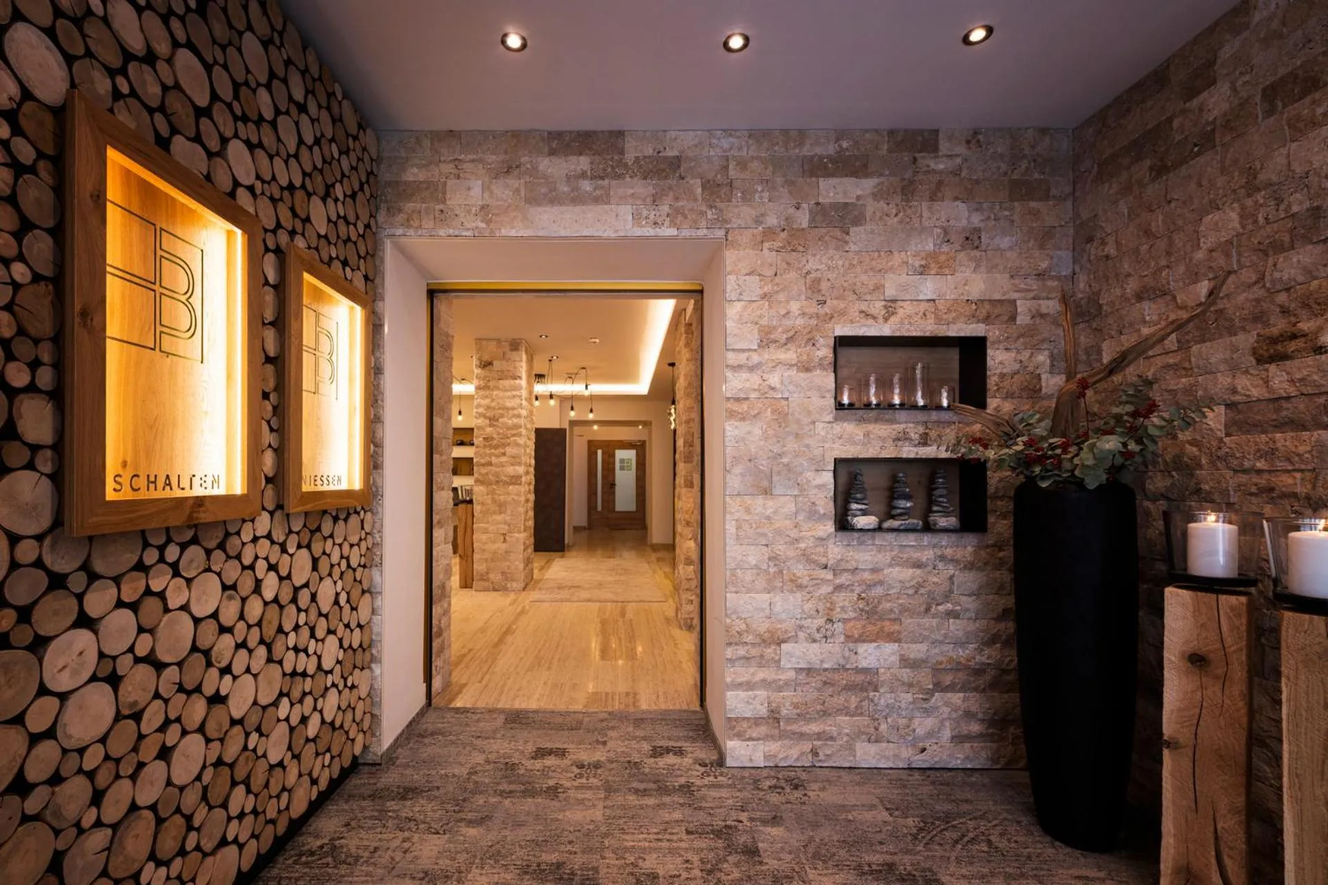 Facade/entrance in Hotel Brugger