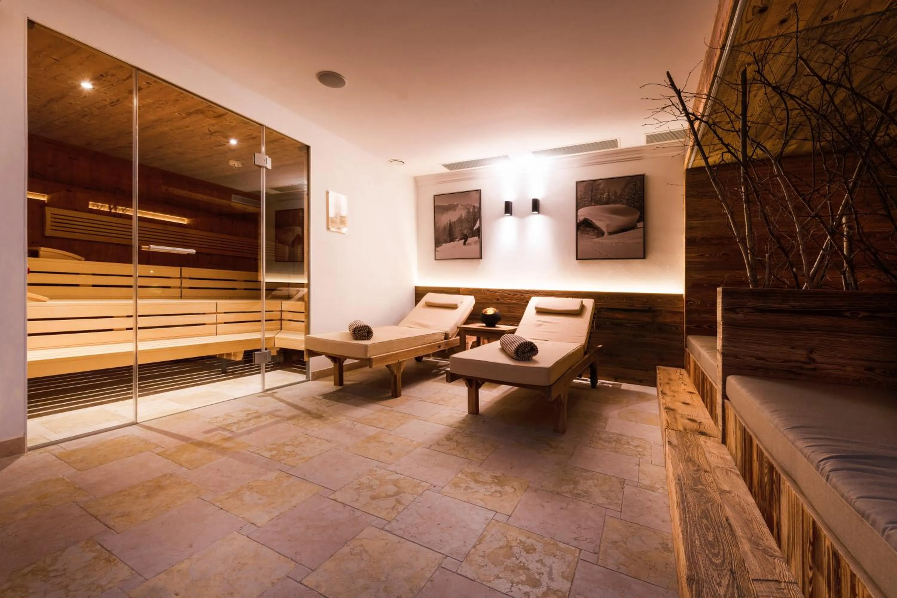 Sauna in Hotel Brugger