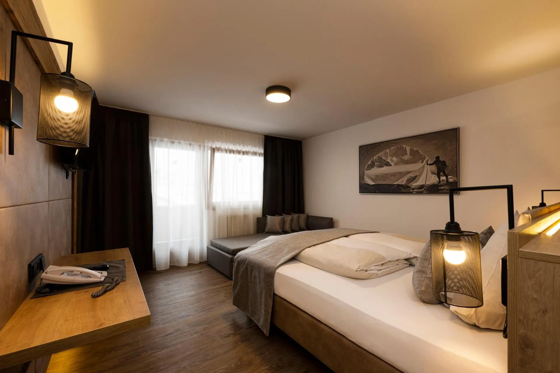Photo of the whole room, Bed in Hotel Brugger