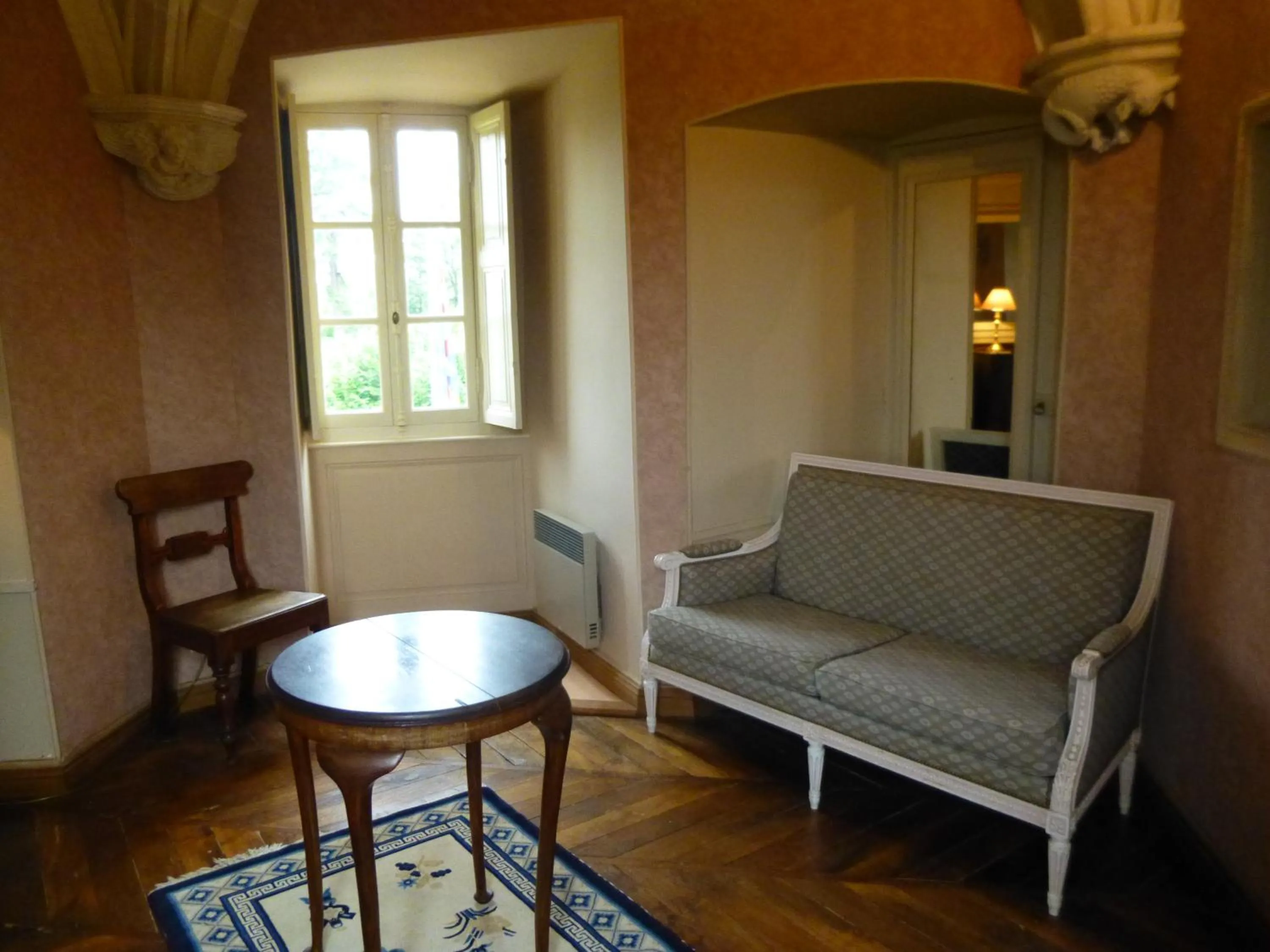Living room in Château de Chissay