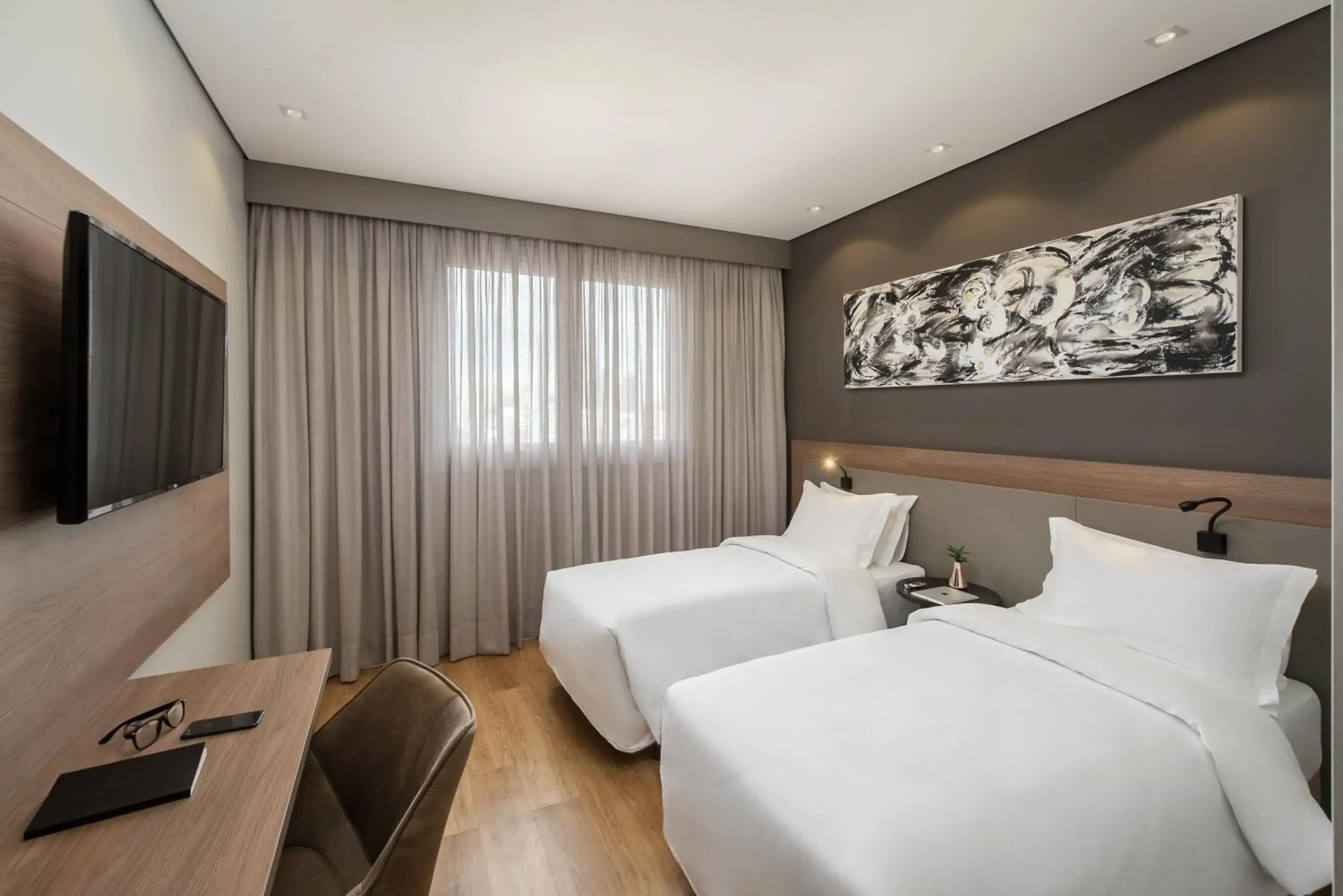 Twin Room - single occupancy - Disability Access in Intercity Sao Leopoldo Twin Room - single occupancy - Disability Access in Intercity Sao Leopoldo