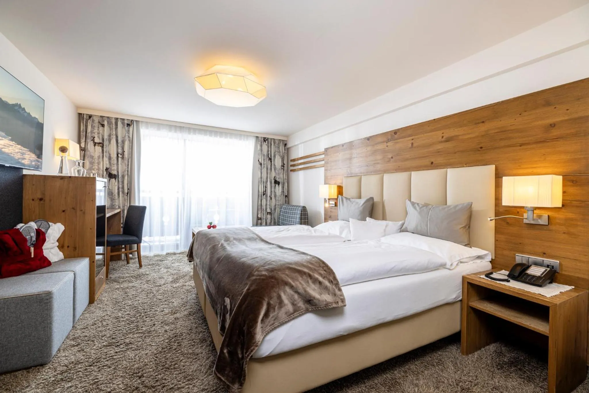 Photo of the whole room, Bed in Der Rindererhof