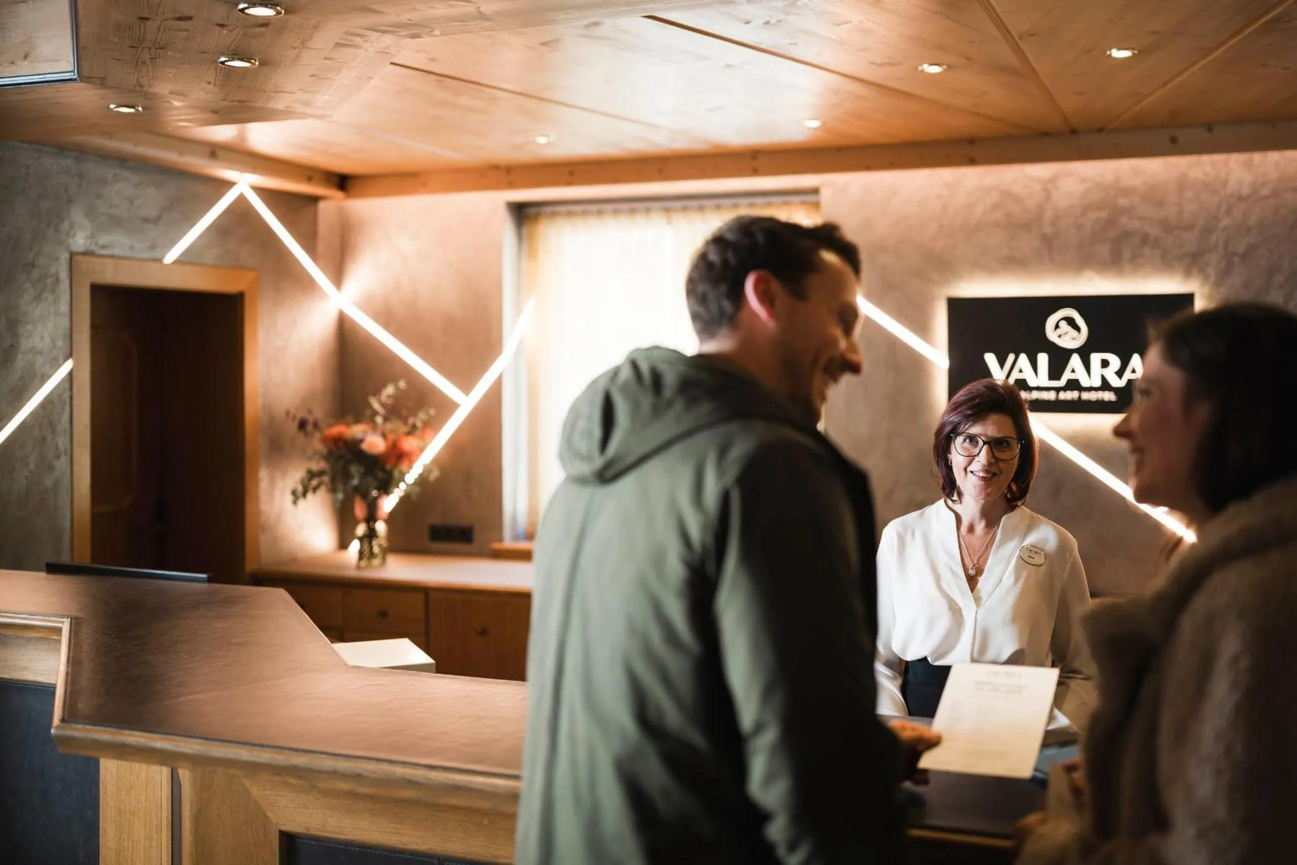 Lobby or reception in VALARA Alpine Art Hotel