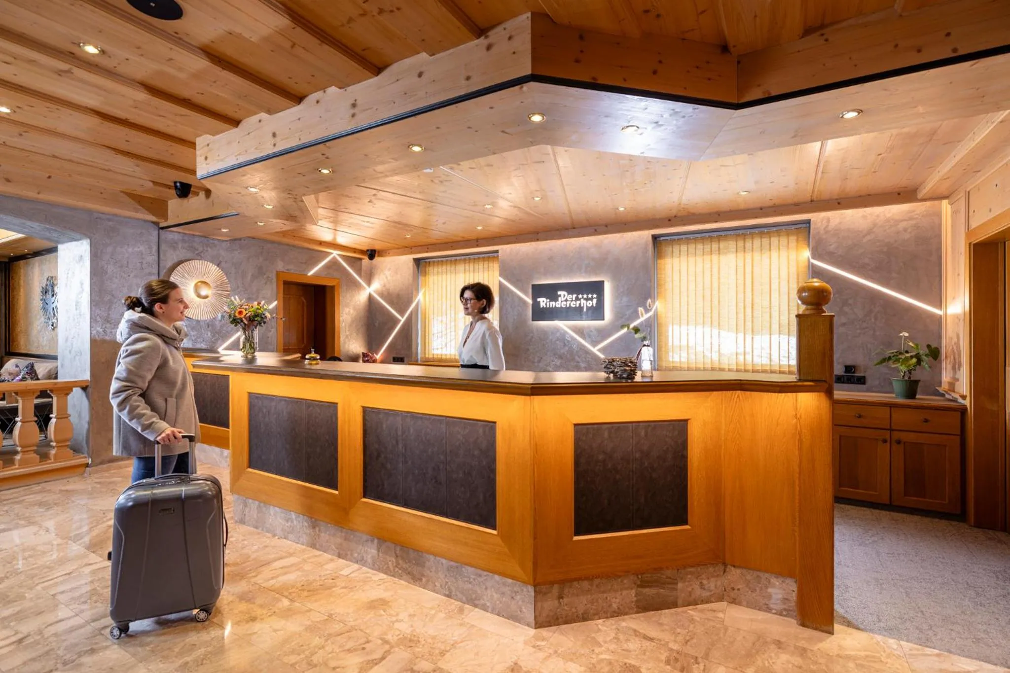 Lobby or reception in Der Rindererhof