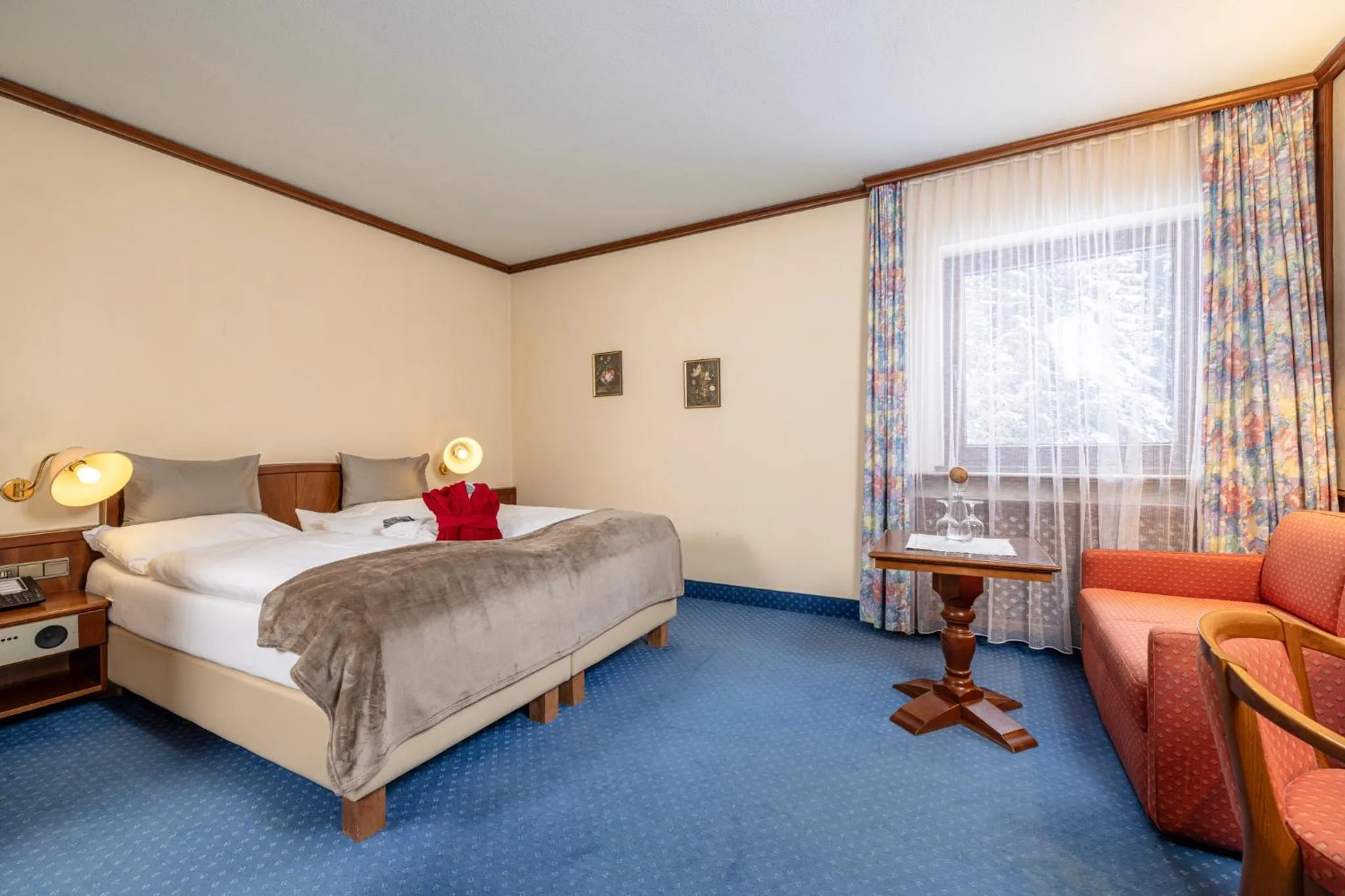 Photo of the whole room, Bed in Der Rindererhof