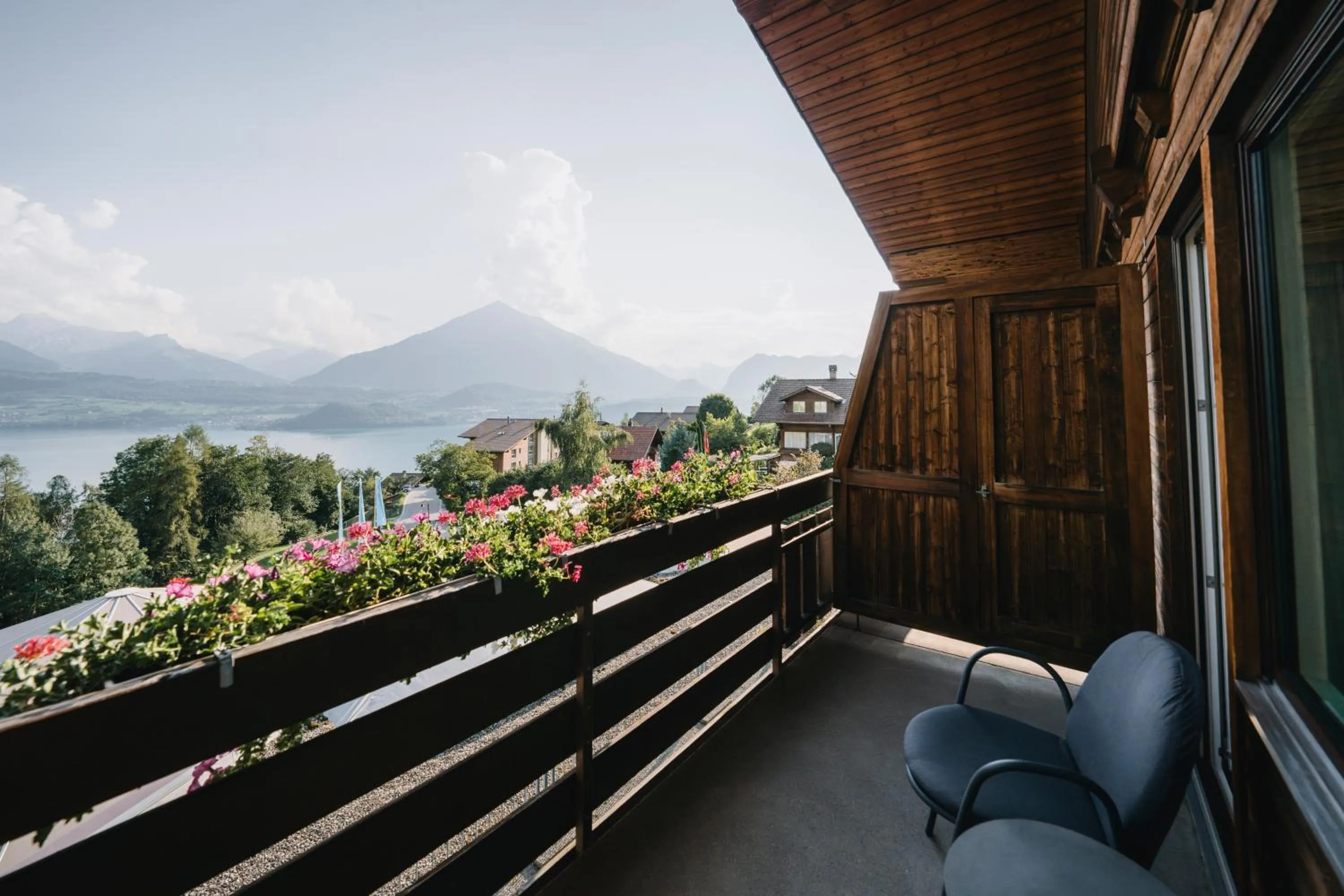 View (from property/room) in Solbadhotel Sigriswil