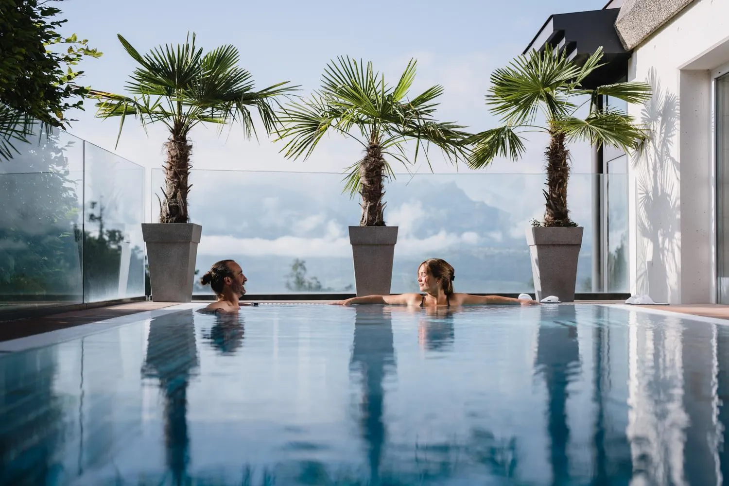 Hot Tub in Solbadhotel Sigriswil