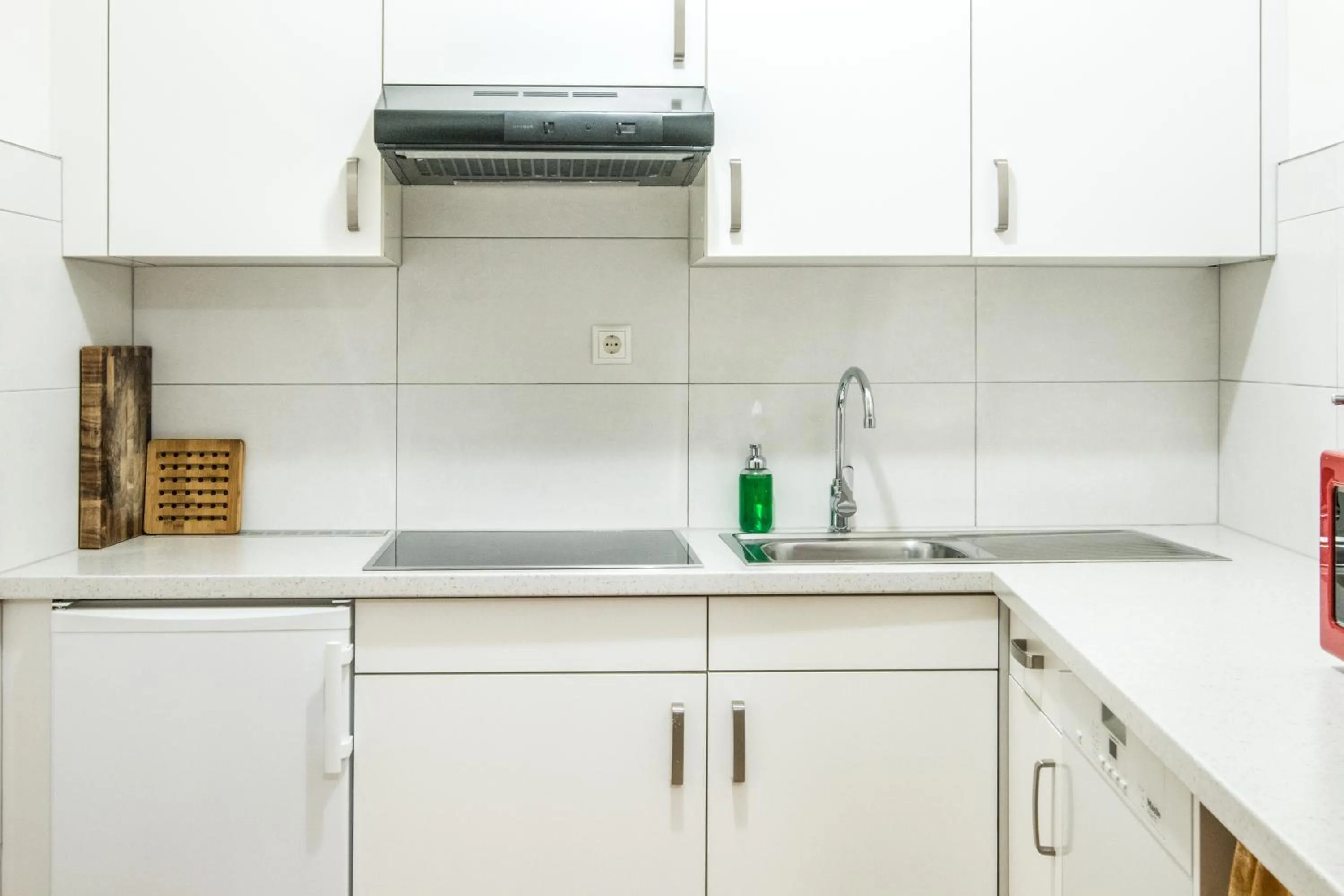 Kitchen or kitchenette in Apartments Heidenberger Fienili