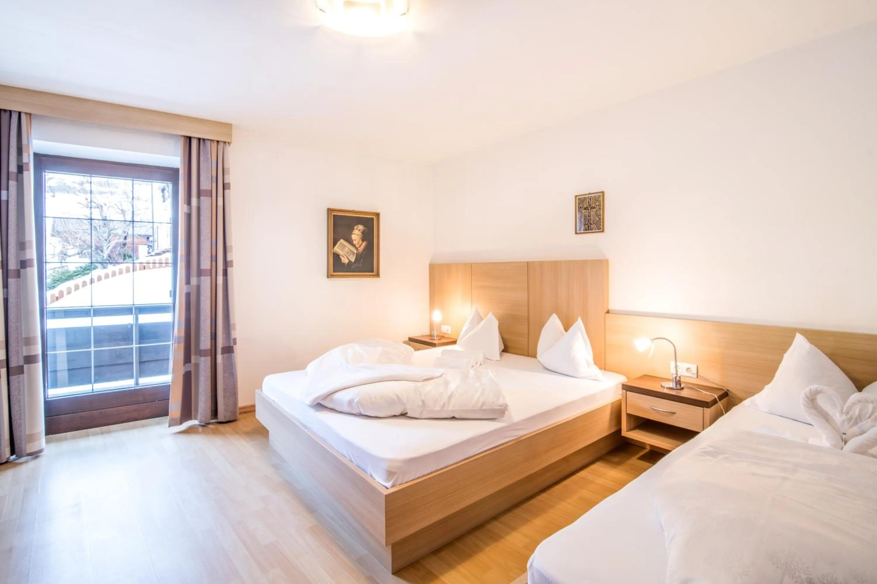 Bedroom, Bed in Apartments Heidenberger Fienili
