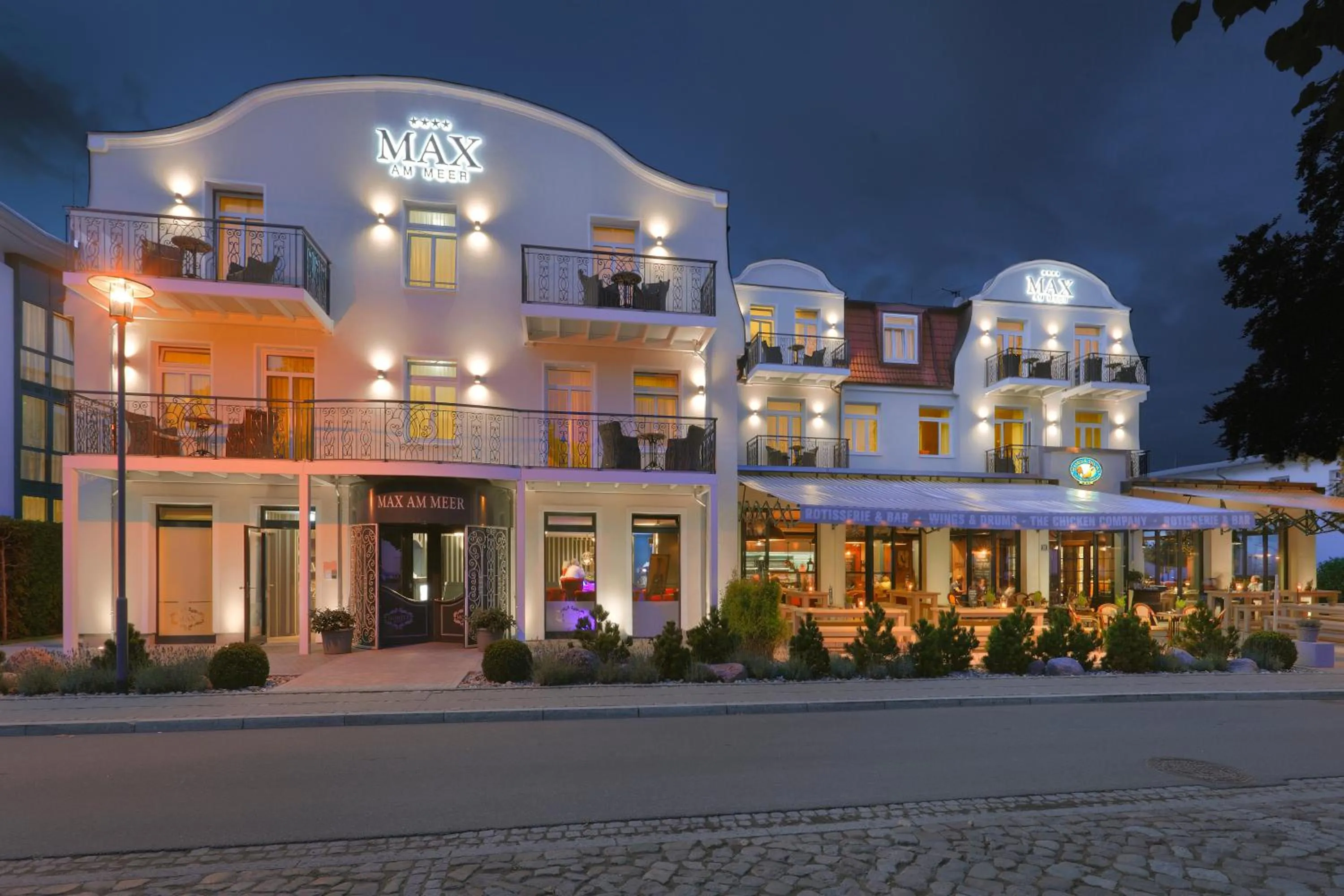 Patio in Hotel Max am Meer Kühlungsborn