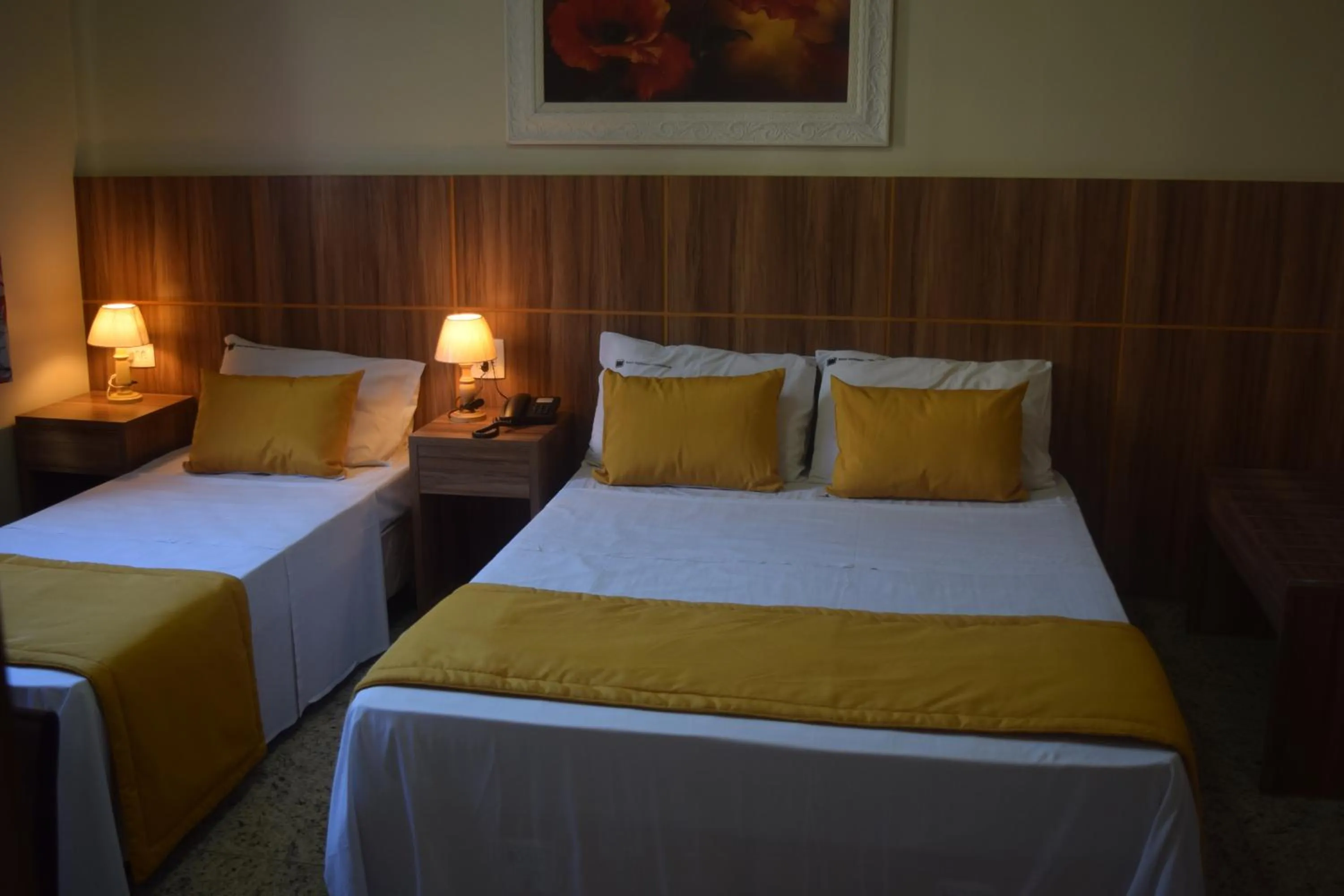 Bed in Hotel Diplomata Copacabana