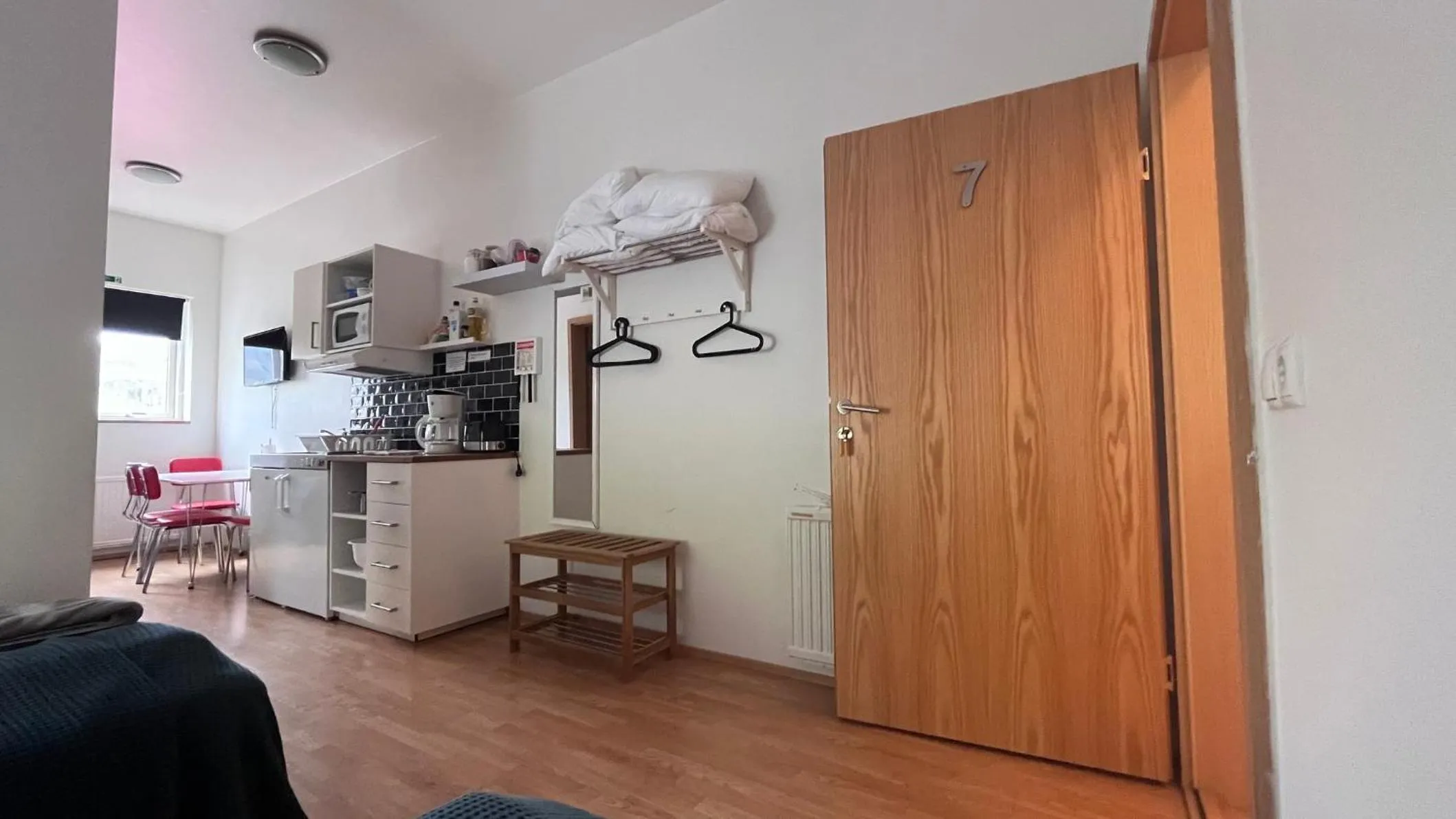 Kitchen or kitchenette in Kirkjufell Guesthouse and Apartments