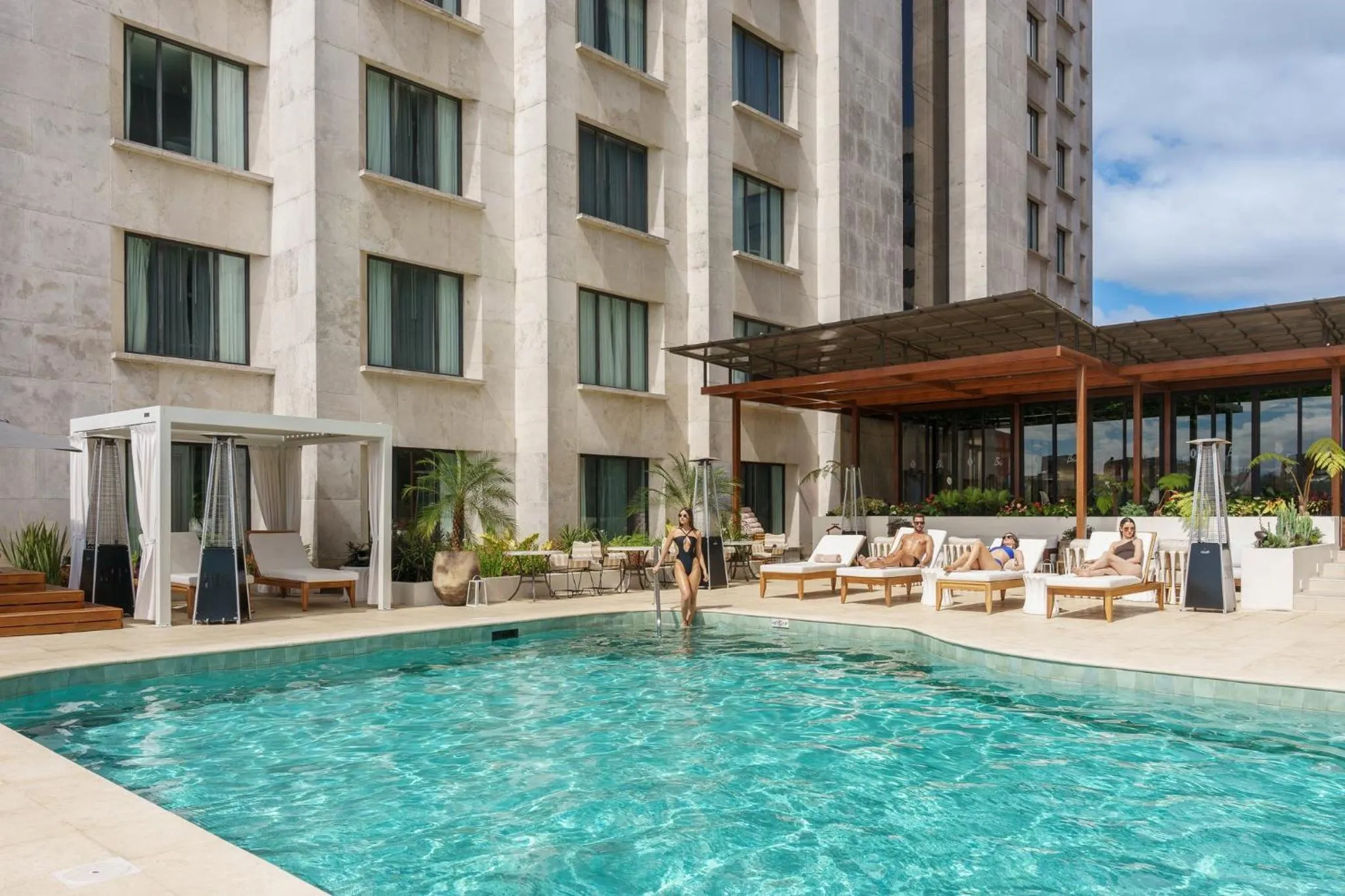 Swimming pool in Intercontinental Real Guatemala by IHG