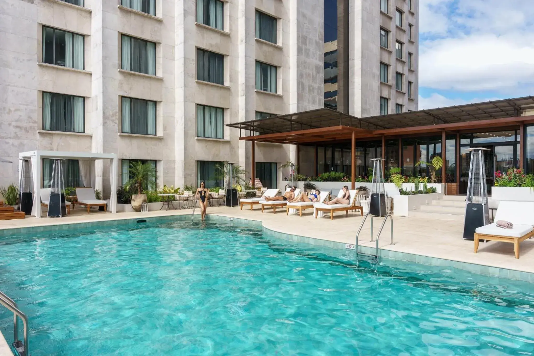 Swimming pool in Intercontinental Real Guatemala by IHG Swimming pool in Intercontinental Real Guatemala by IHG