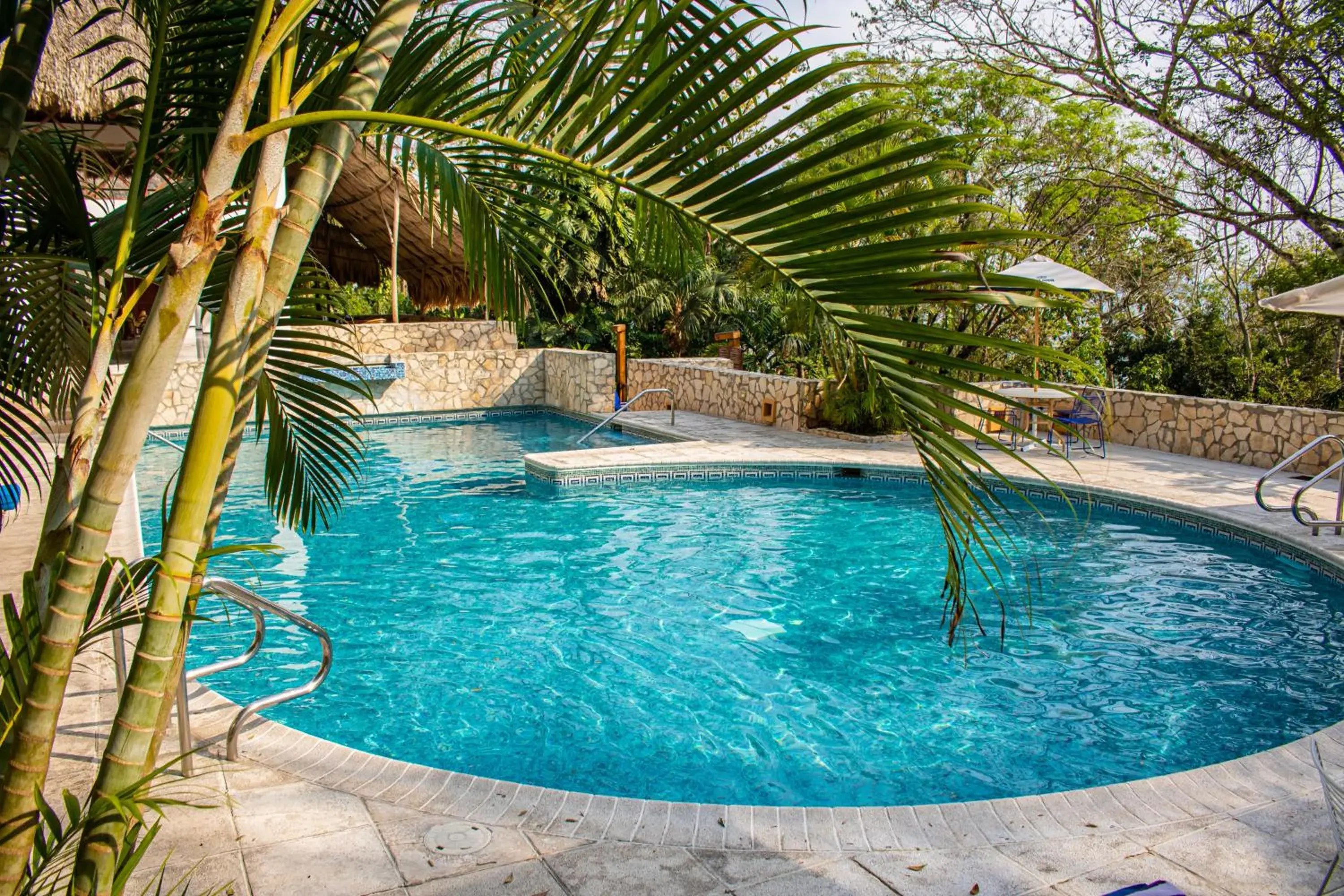 Swimming pool in Camino Real Tikal Swimming pool in Camino Real Tikal