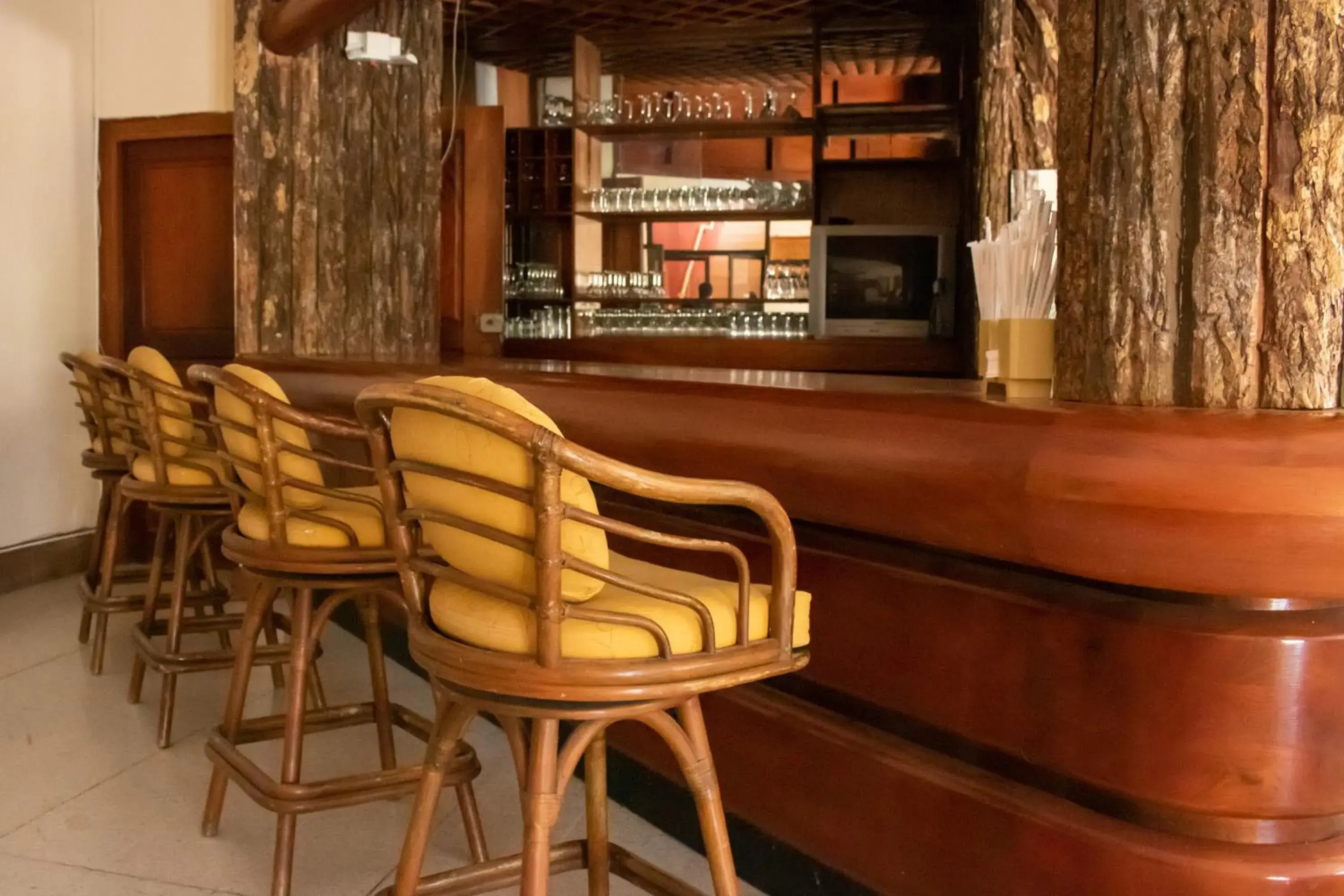 Lounge or bar in Camino Real Tikal Lounge or bar in Camino Real Tikal