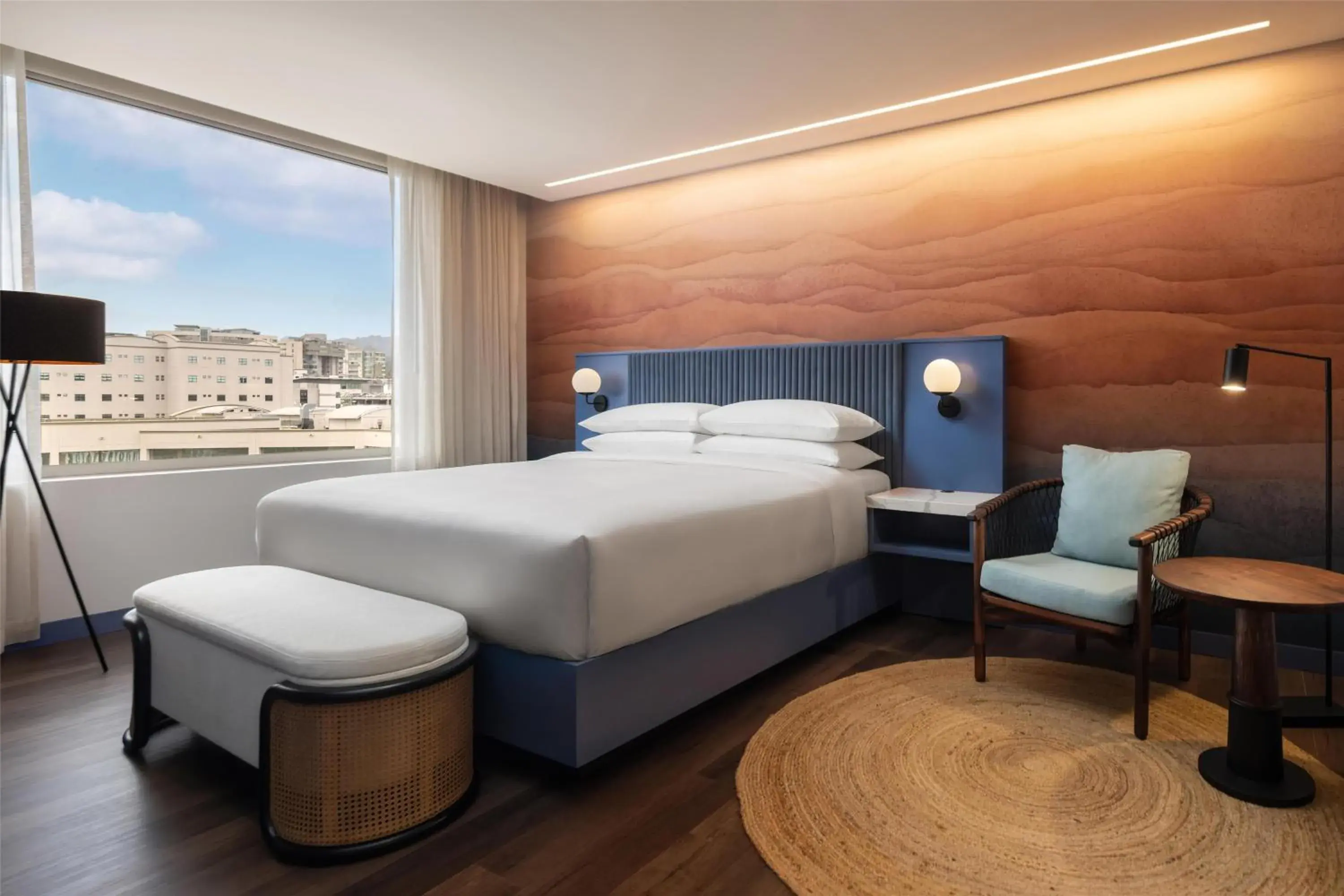 View (from property/room), Bed in Hyatt Centric San José Escazú View (from property/room), Bed in Hyatt Centric San José Escazú