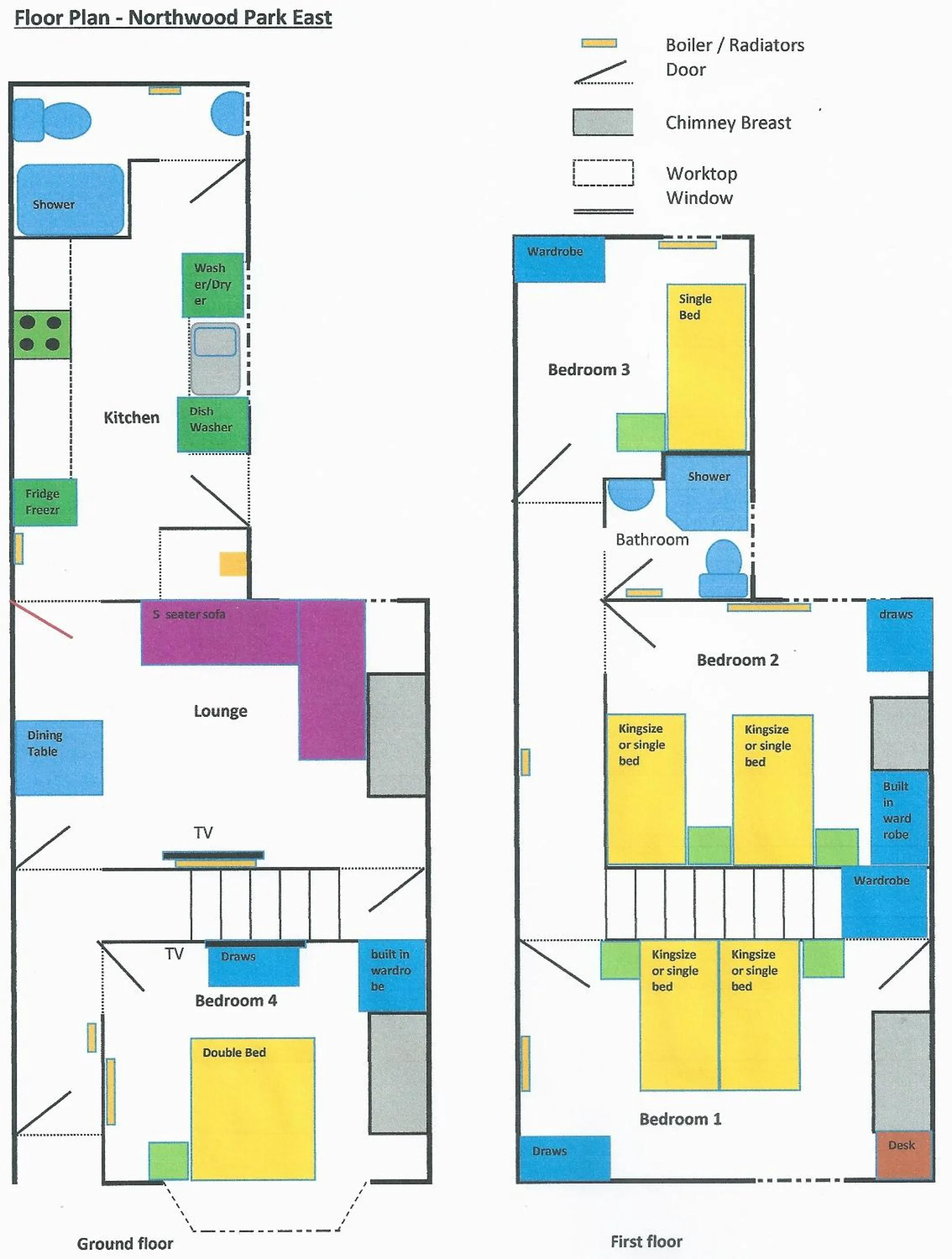 Floor plan in Northwood Park East