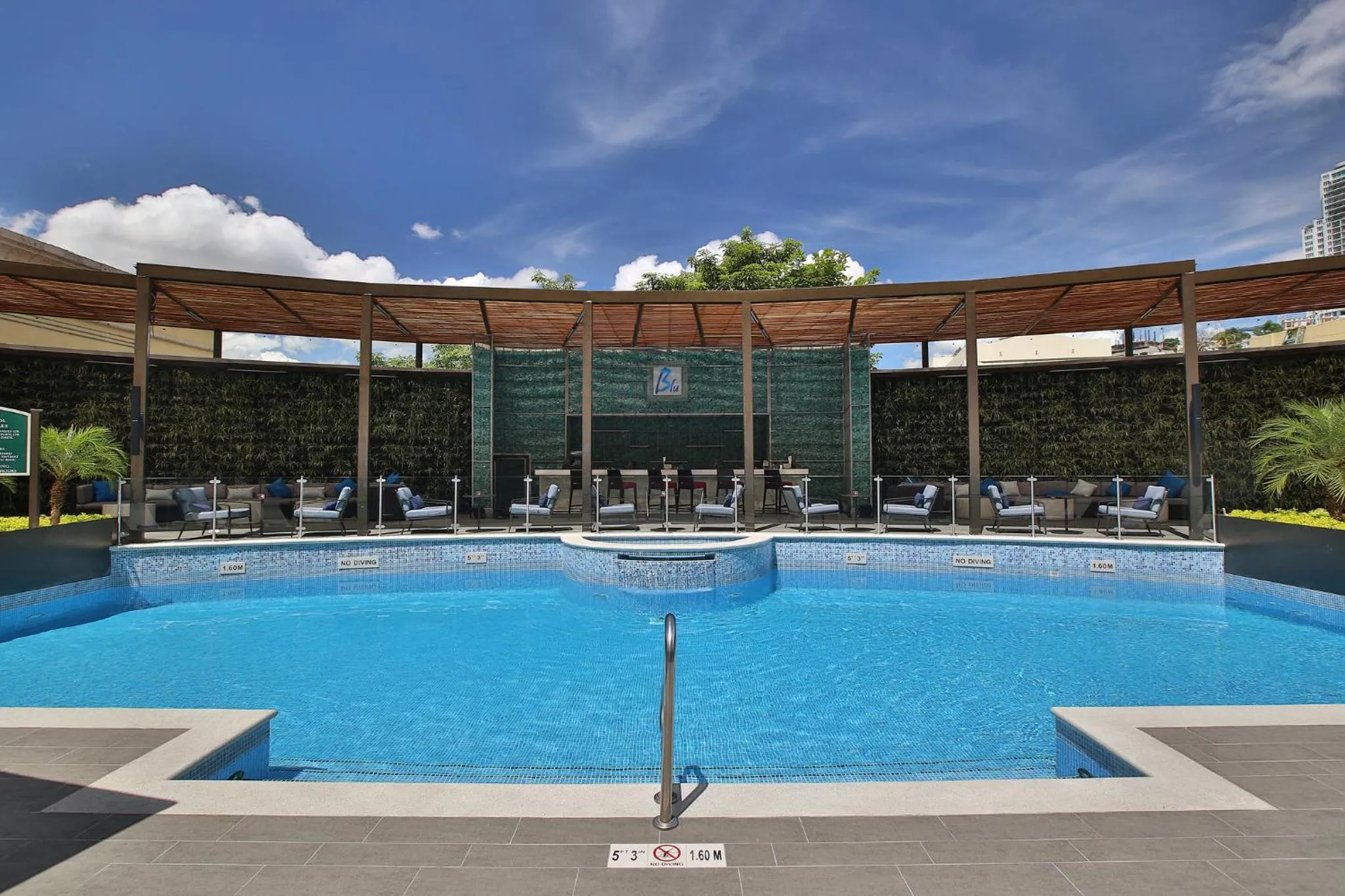 Swimming pool in InterContinental Tegucigalpa at Multiplaza Mall by IHG